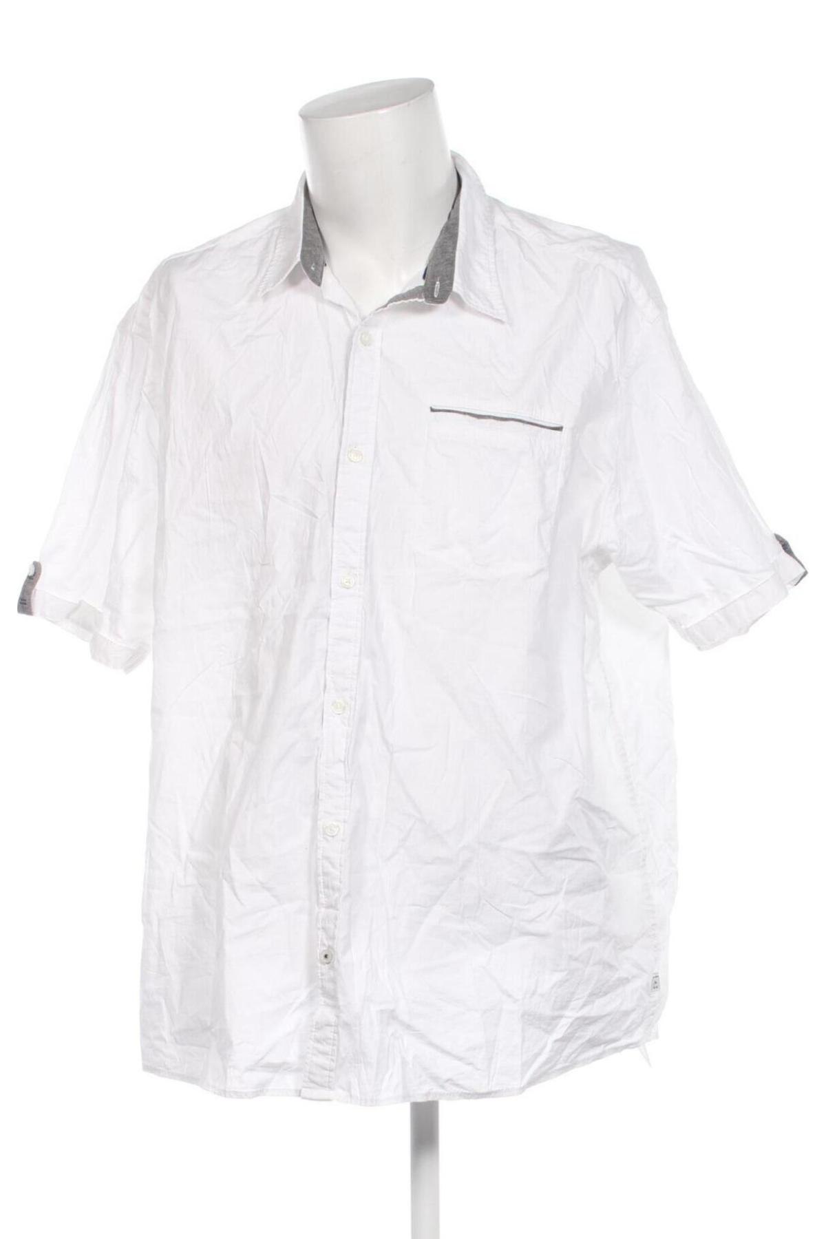 Мъжка риза S.Oliver, Размер 3XL, Цвят Бял, Цена 24,00 лв.