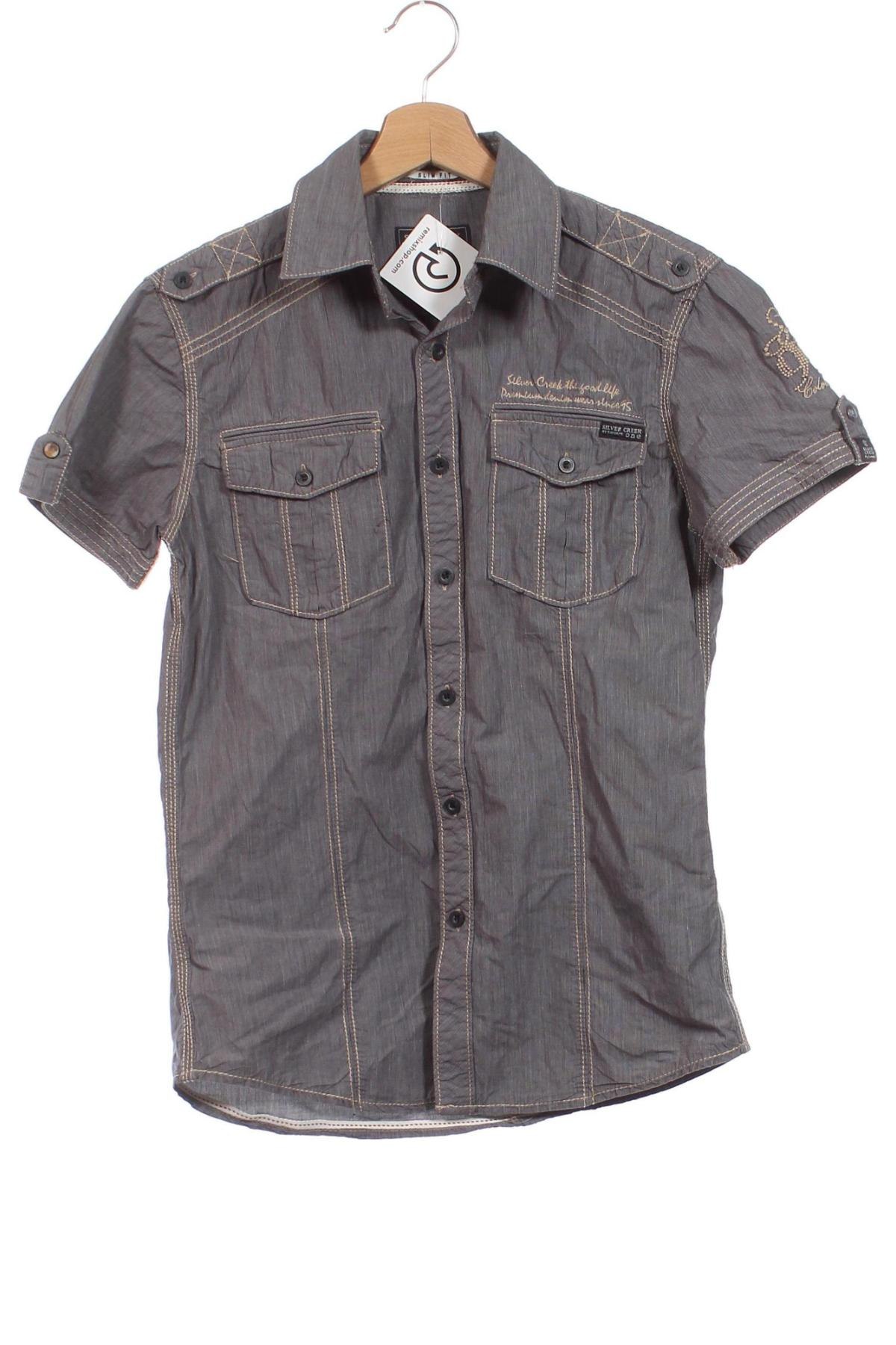 Мъжка риза Silver Creek, Размер S, Цвят Сив, Цена 34,00 лв.