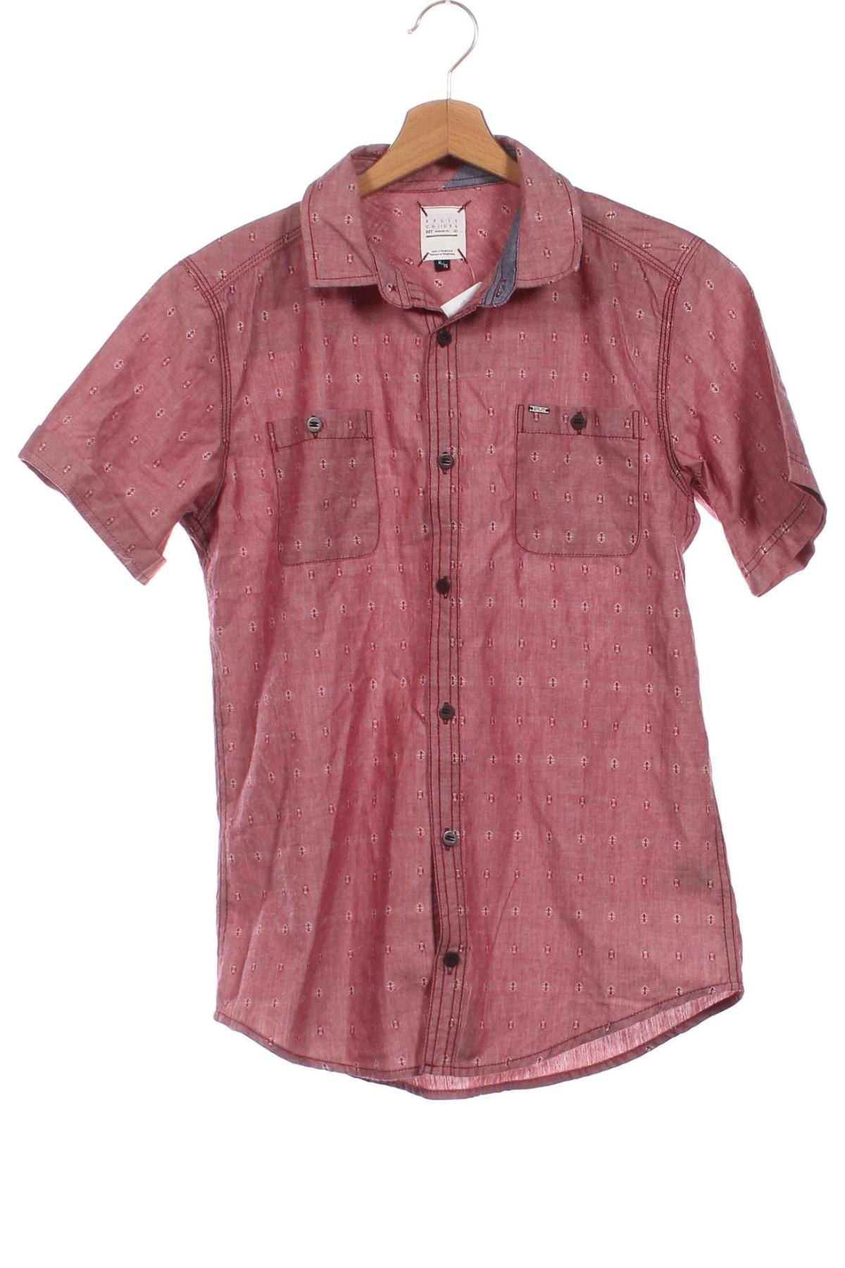 Ανδρικό πουκάμισο Split, Μέγεθος M, Χρώμα Κόκκινο, Τιμή 4,81 €
