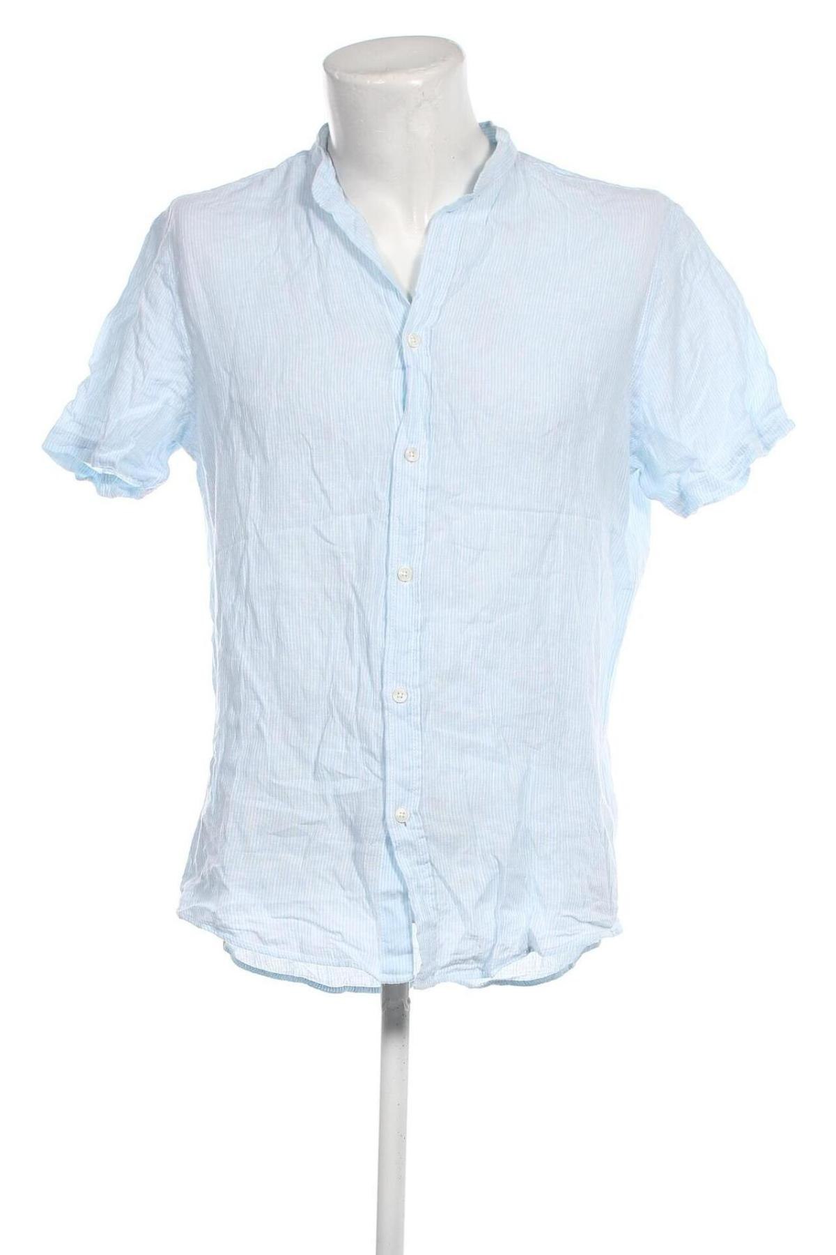 Ανδρικό πουκάμισο Straight Up, Μέγεθος M, Χρώμα Μπλέ, Τιμή 17,94 €
