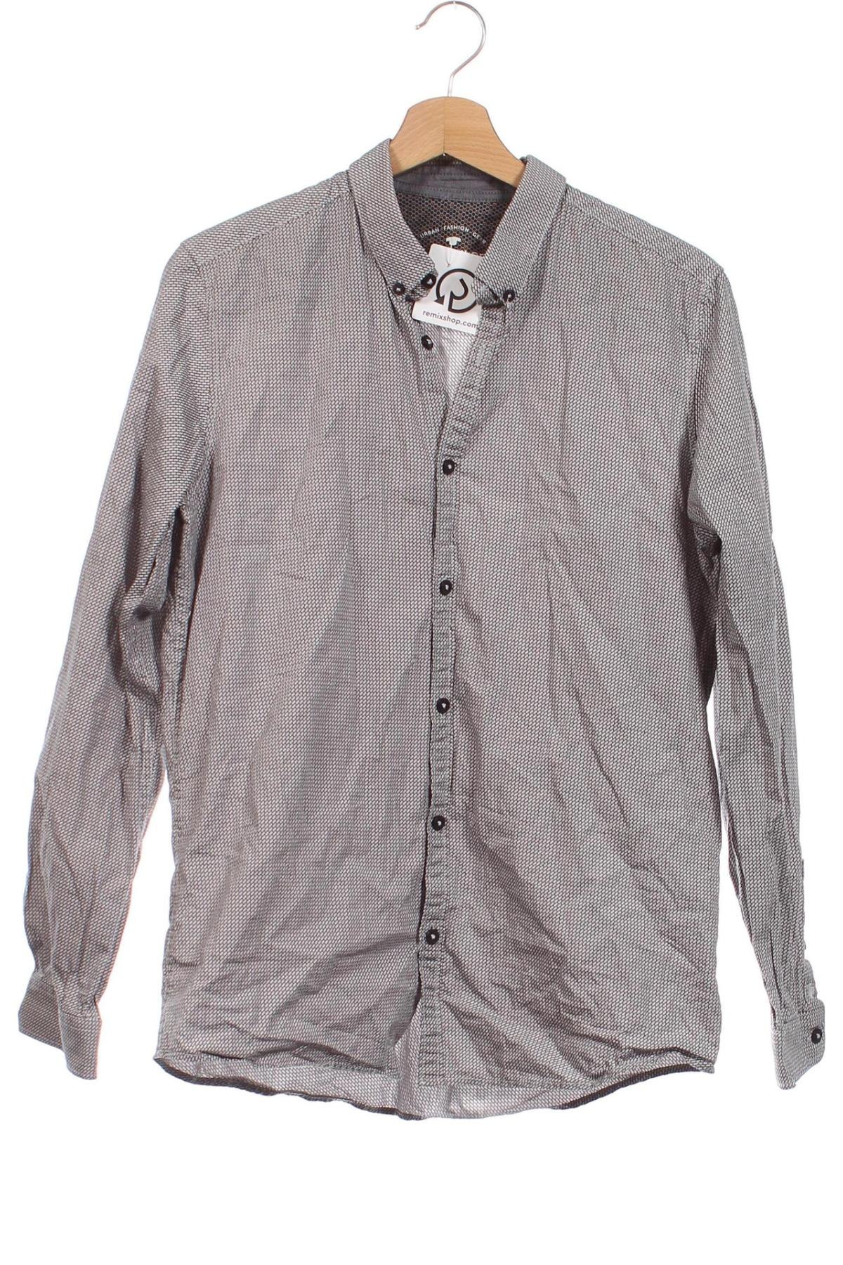 Мъжка риза Tom Tailor, Размер M, Цвят Сив, Цена 24,00 лв.