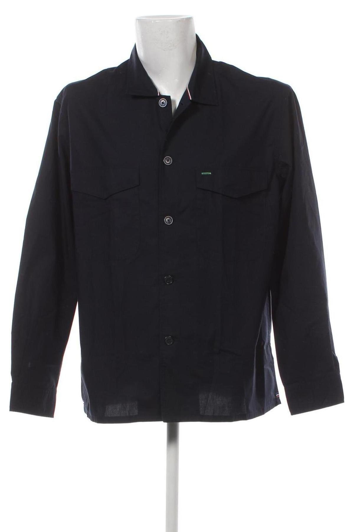 Мъжка риза Tommy Hilfiger, Размер L, Цвят Син, Цена 138,00 лв.