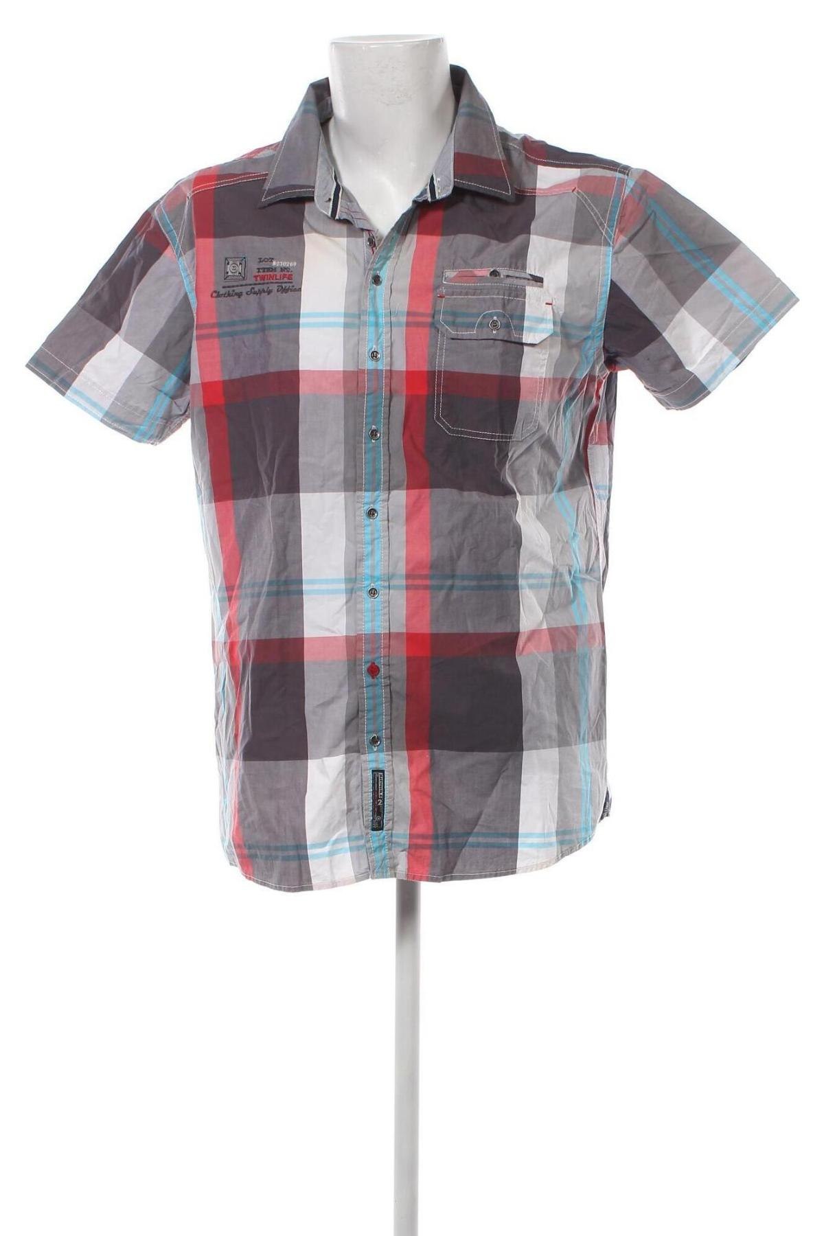 Мъжка риза Twinlife, Размер XL, Цвят Многоцветен, Цена 34,00 лв.