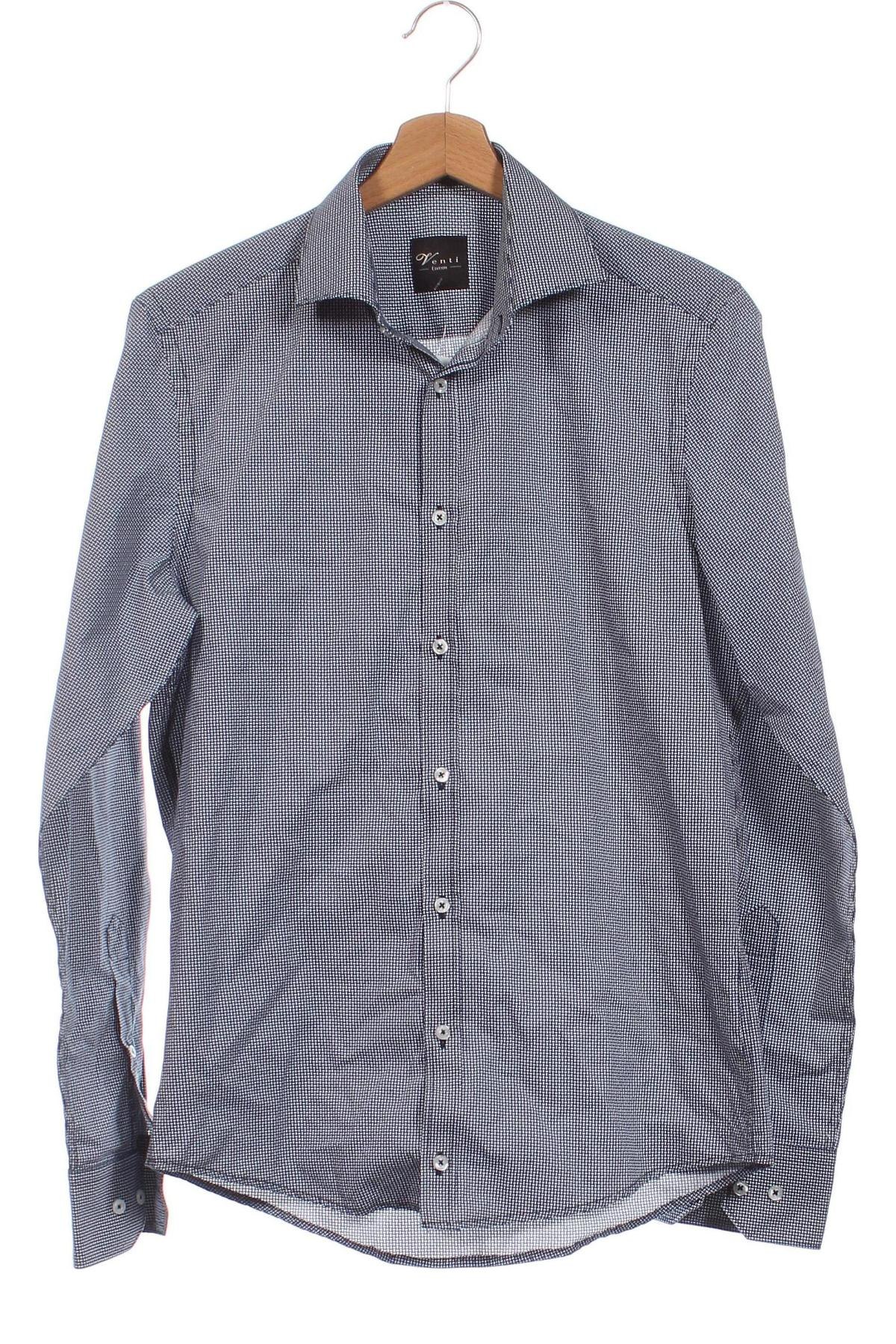 Ανδρικό πουκάμισο Venti, Μέγεθος S, Χρώμα Μπλέ, Τιμή 2,87 €