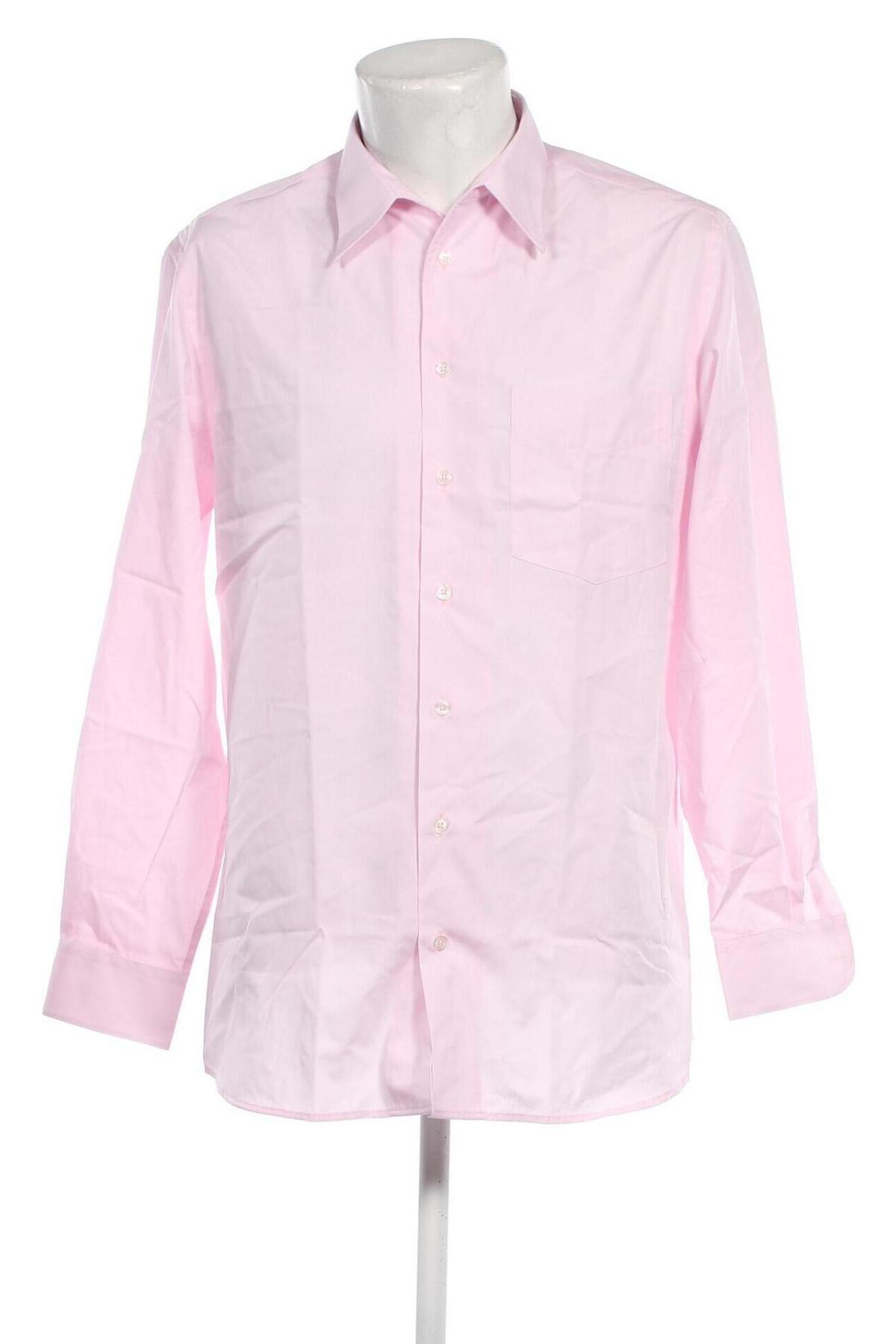 Herrenhemd Walbusch, Größe L, Farbe Rosa, Preis € 27,14