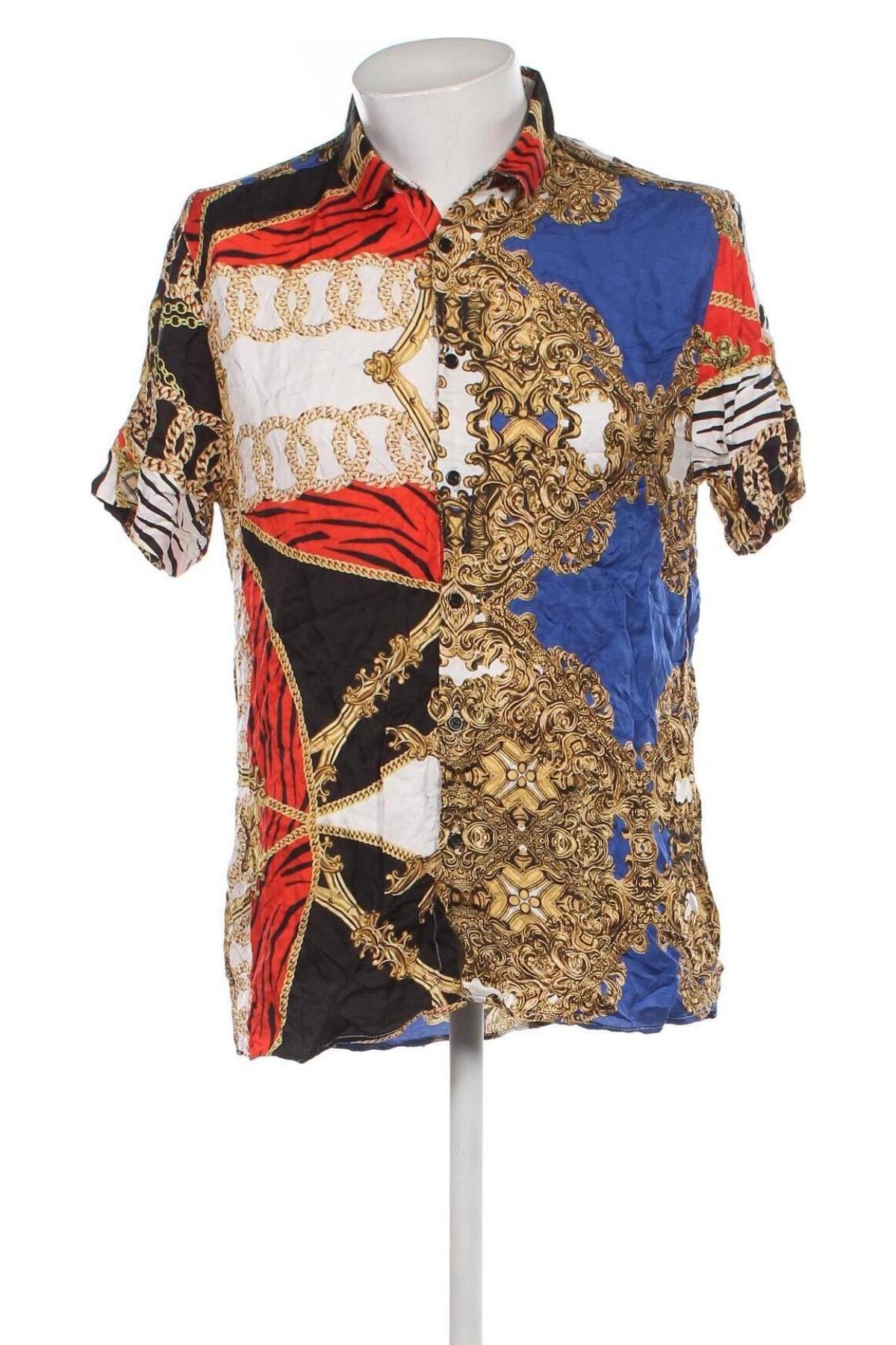 Ανδρικό πουκάμισο Zara, Μέγεθος L, Χρώμα Πολύχρωμο, Τιμή 12,37 €