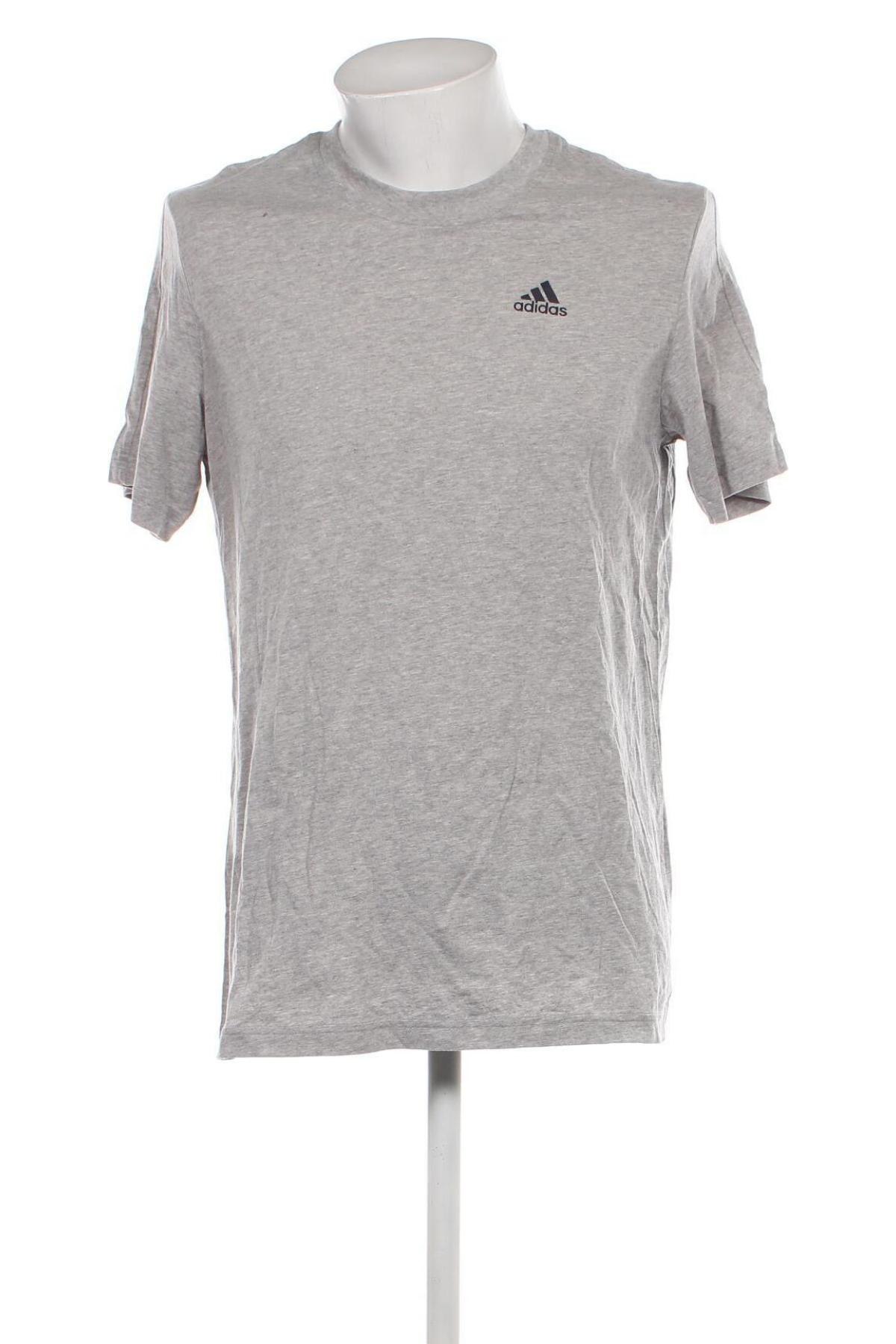 Мъжка тениска Adidas, Размер L, Цвят Сив, Цена 50,06 лв.
