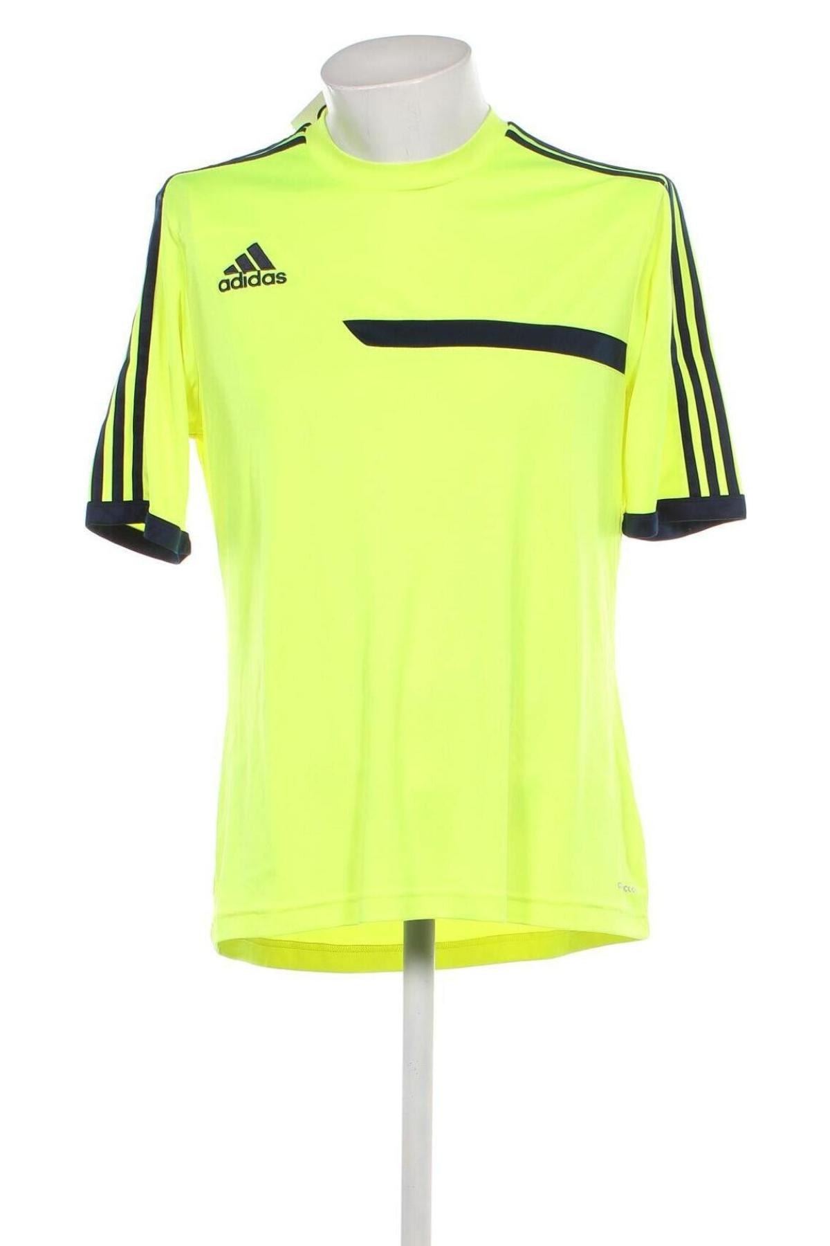Herren T-Shirt Adidas, Größe L, Farbe Gelb, Preis 13,92 €