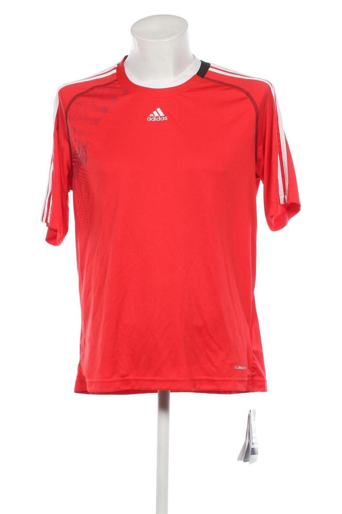 Herren T-Shirt Adidas, Größe L, Farbe Rot, Preis 40,36 €