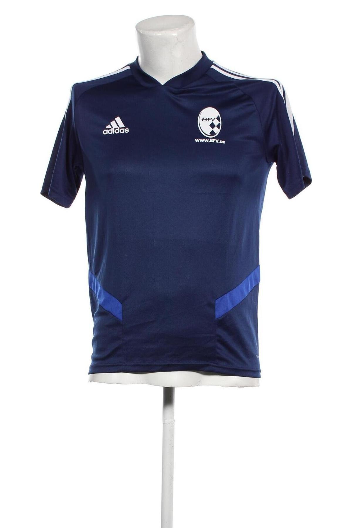 Herren T-Shirt Adidas, Größe S, Farbe Blau, Preis € 11,14