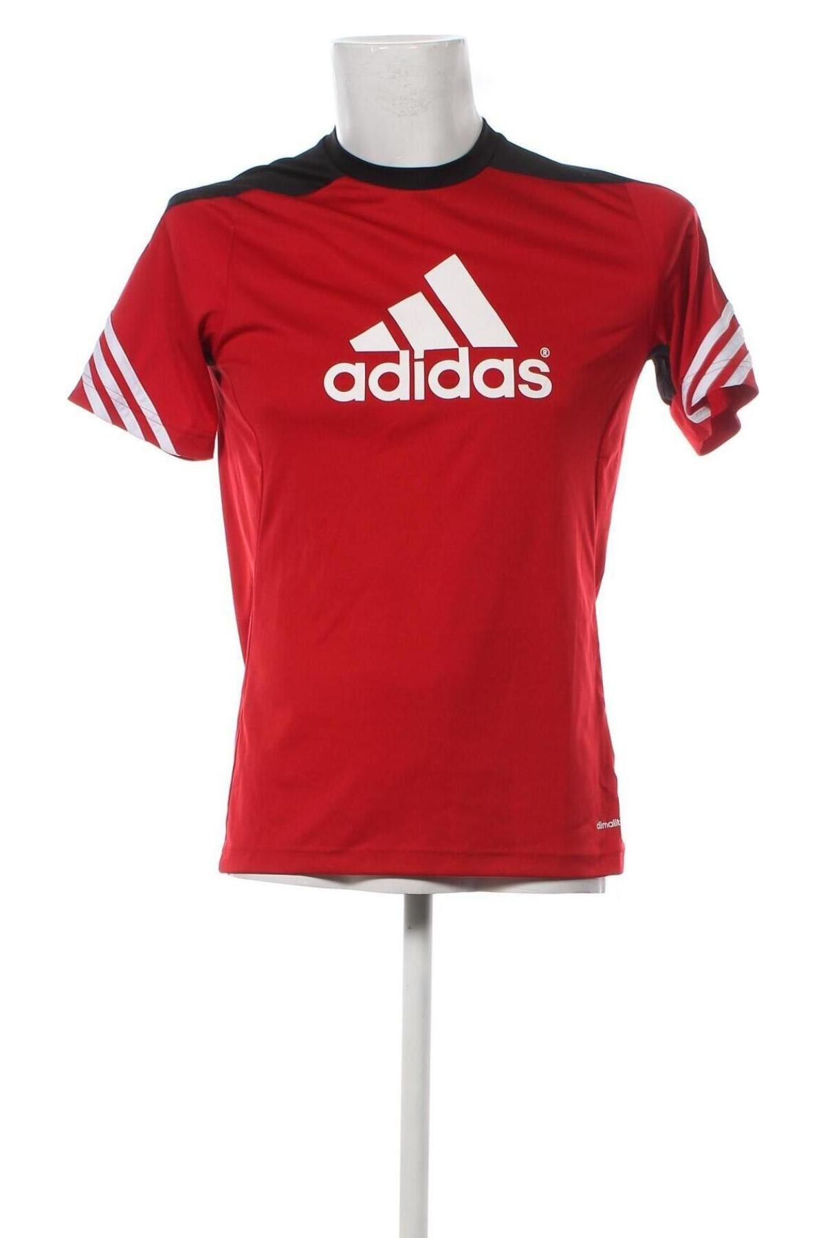 Ανδρικό t-shirt Adidas, Μέγεθος S, Χρώμα Κόκκινο, Τιμή 12,37 €