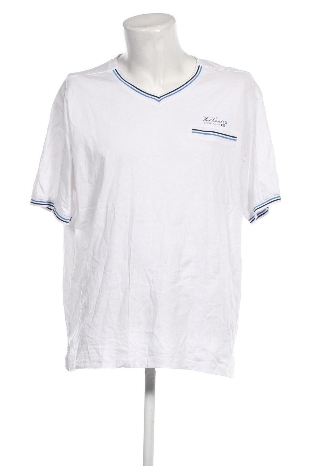Мъжка тениска Atlas For Men, Размер XXL, Цвят Бял, Цена 13,00 лв.