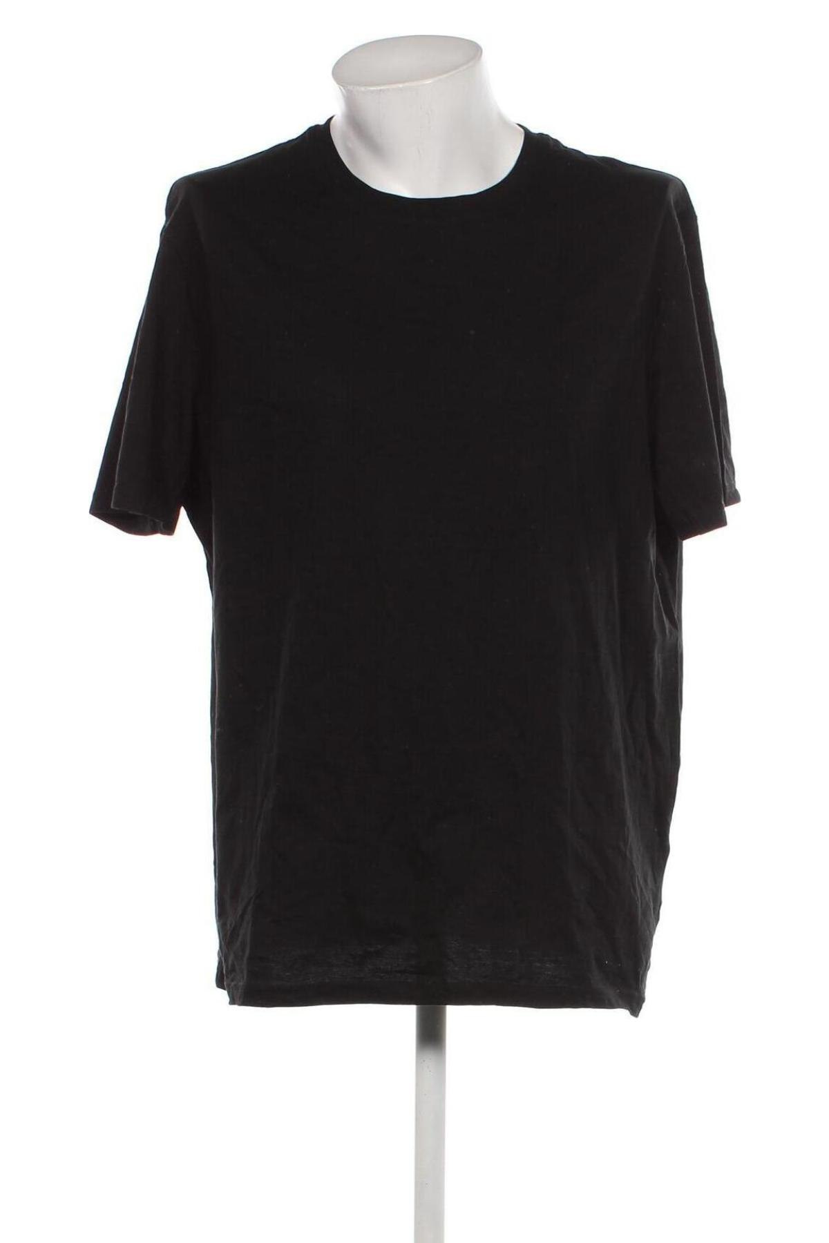Мъжка тениска C&A, Размер XXL, Цвят Черен, Цена 12,61 лв.