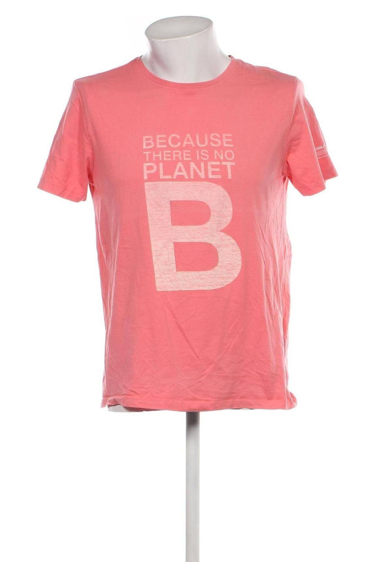 Herren T-Shirt Ecoalf, Größe M, Farbe Rosa, Preis 12,00 €