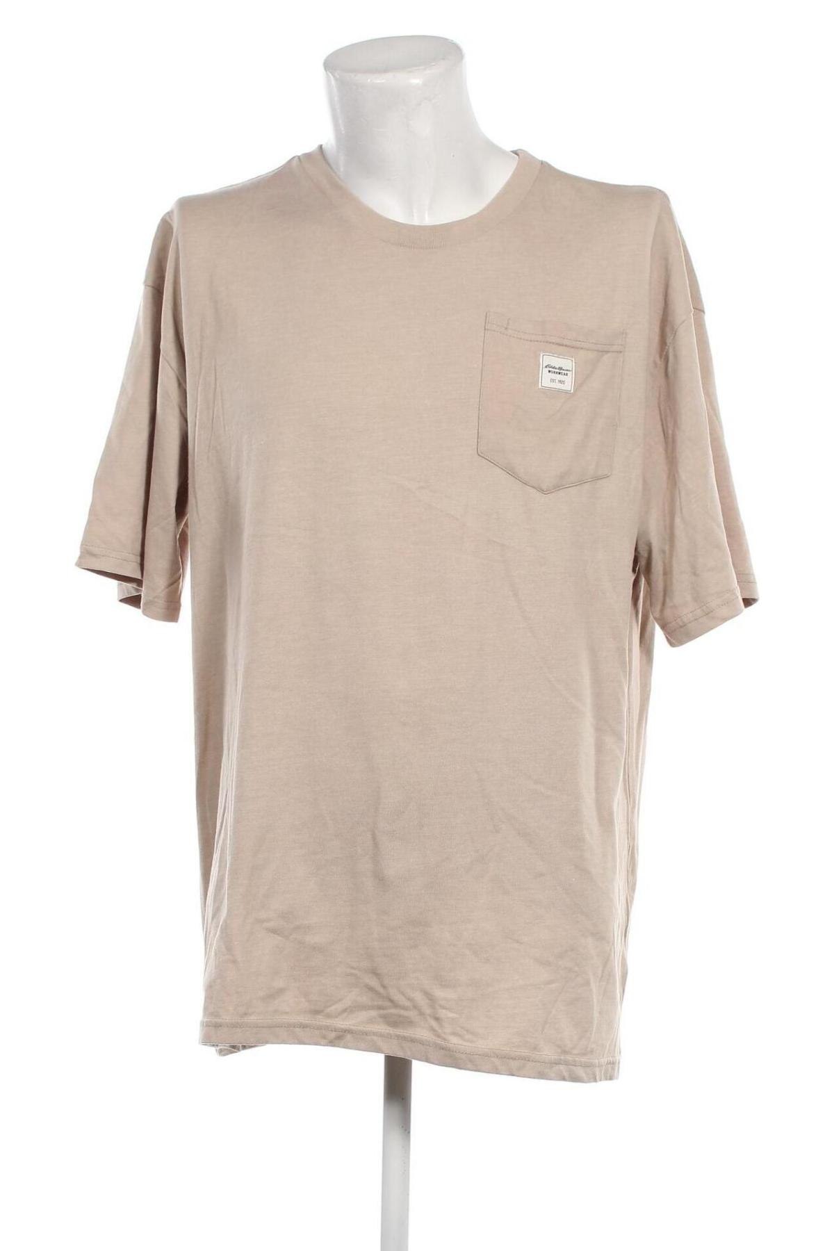 Ανδρικό t-shirt Eddie Bauer, Μέγεθος XL, Χρώμα  Μπέζ, Τιμή 11,13 €