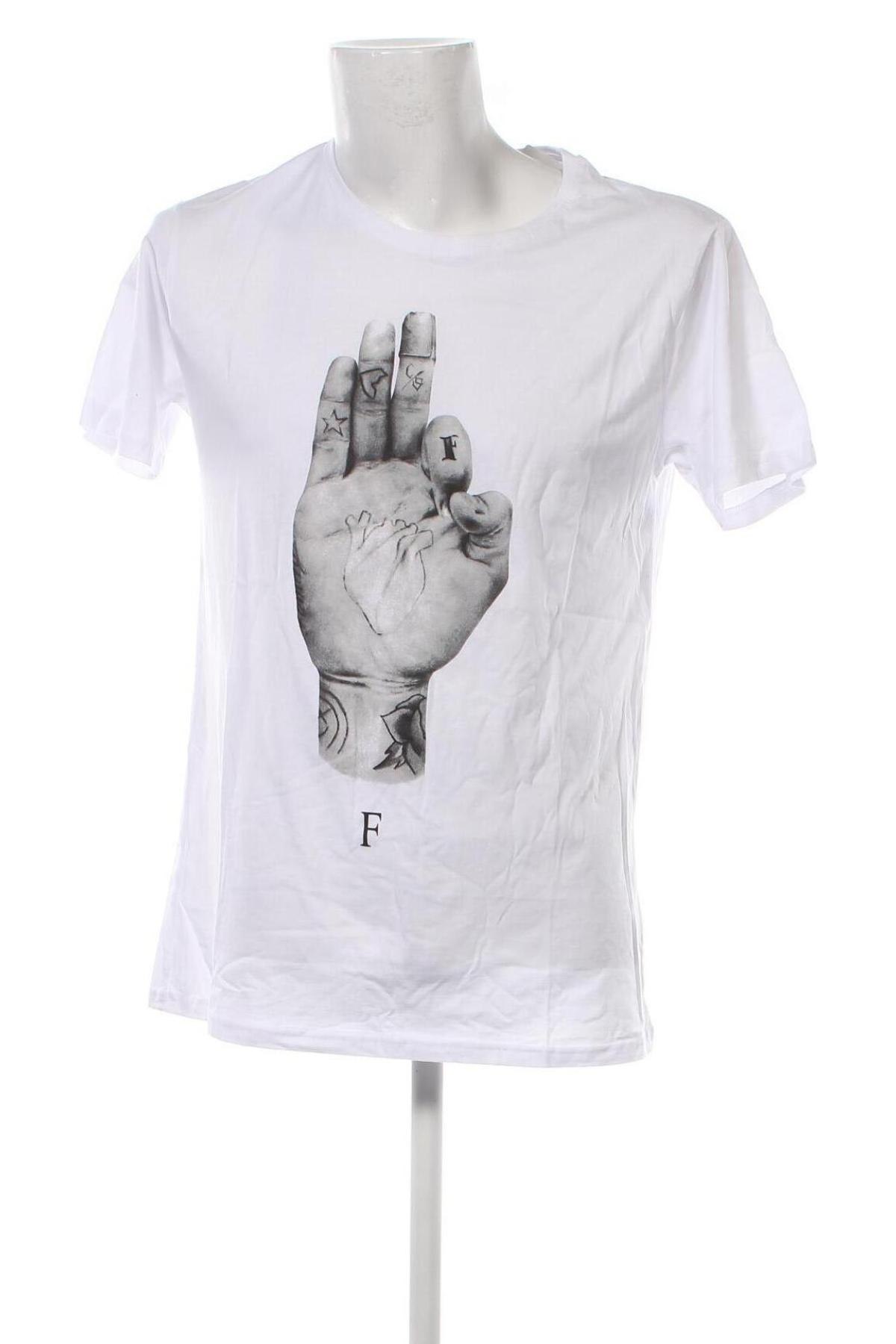 Herren T-Shirt Famous, Größe XL, Farbe Weiß, Preis 10,82 €