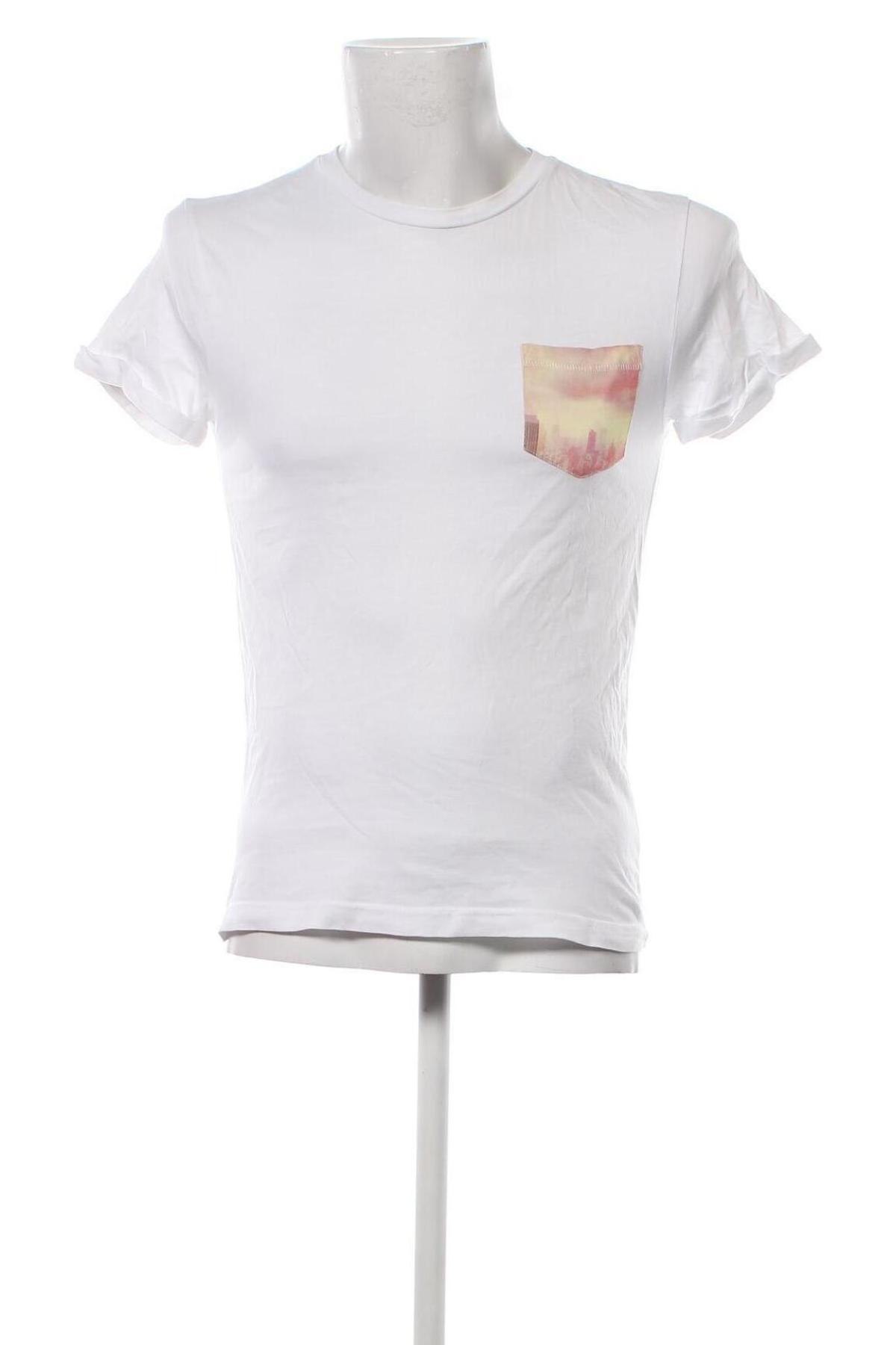 Męski T-shirt H&M Divided, Rozmiar XS, Kolor Biały, Cena 41,58 zł