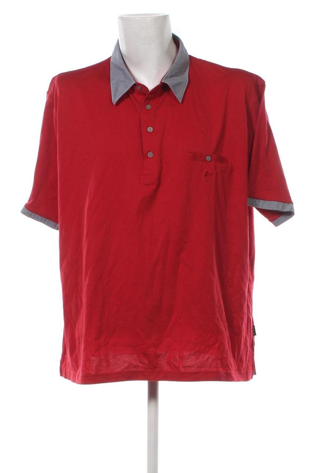 Мъжка тениска Hajo, Размер 4XL, Цвят Червен, Цена 10,00 лв.