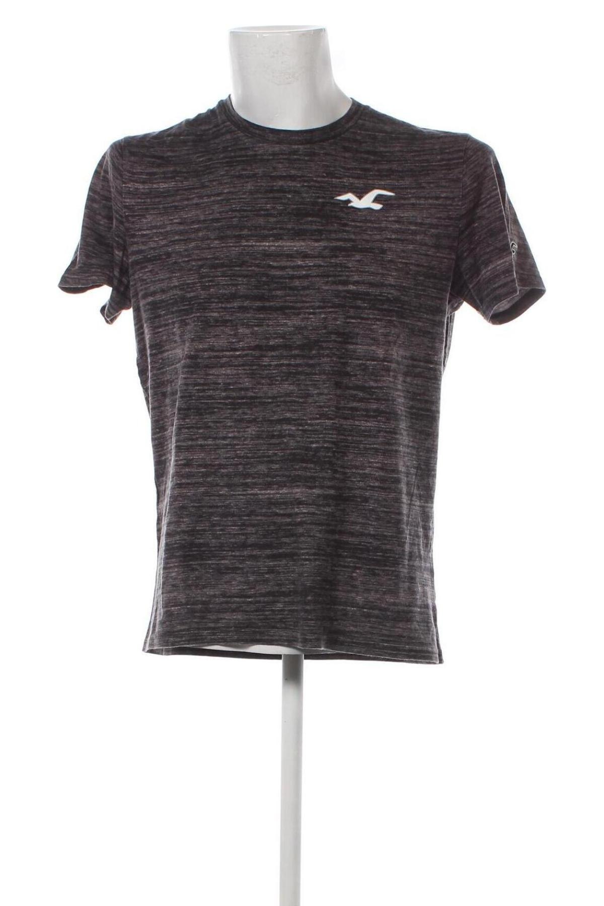 Ανδρικό t-shirt Hollister, Μέγεθος L, Χρώμα Γκρί, Τιμή 6,19 €