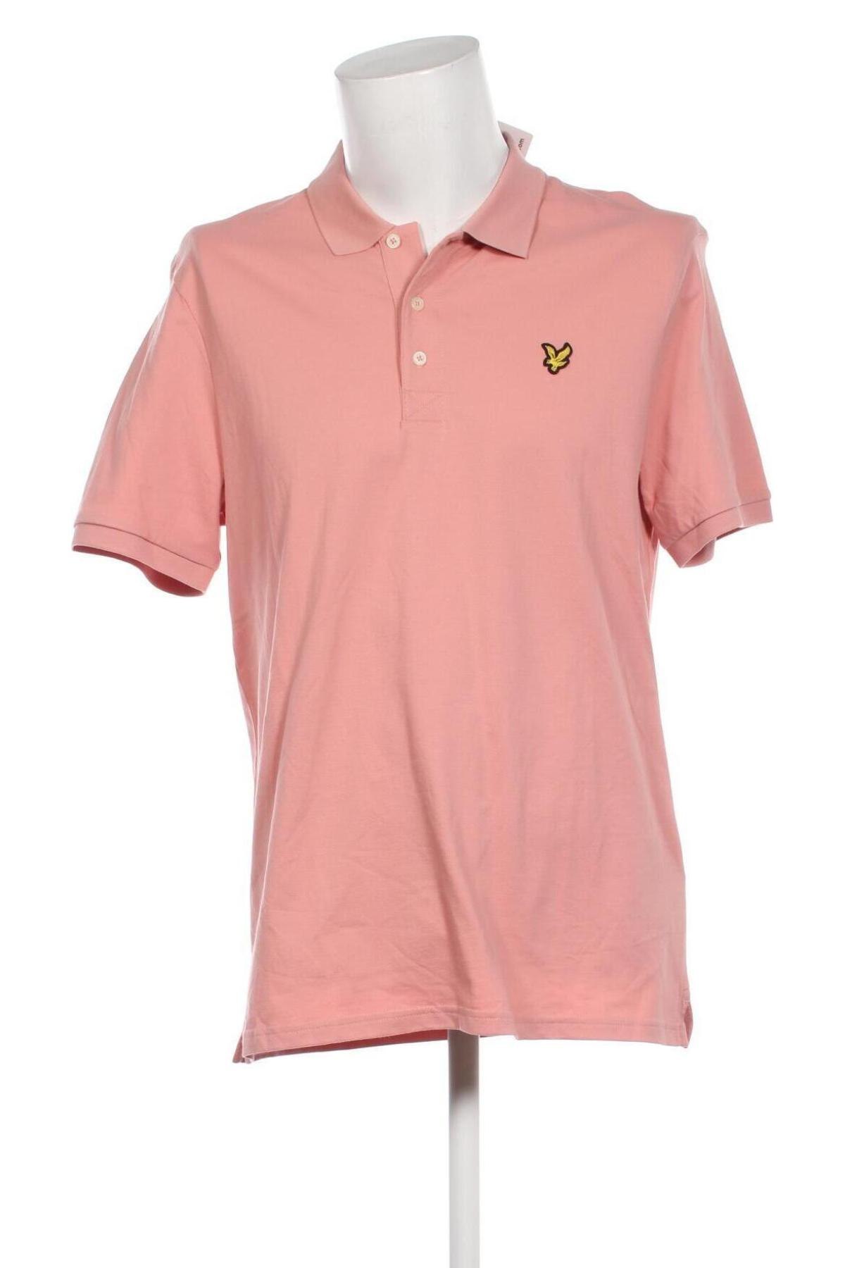 Tricou de bărbați Lyle & Scott, Mărime XL, Culoare Roz, Preț 171,05 Lei