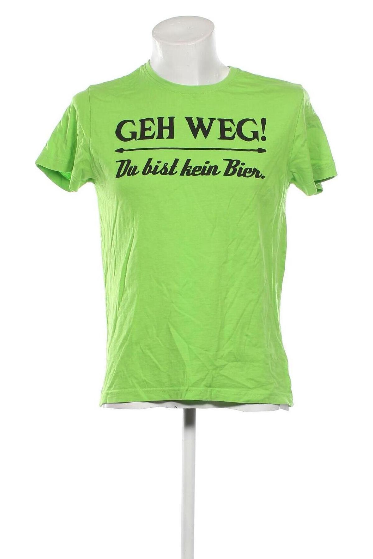 Мъжка тениска Much More, Размер M, Цвят Зелен, Цена 11,83 лв.