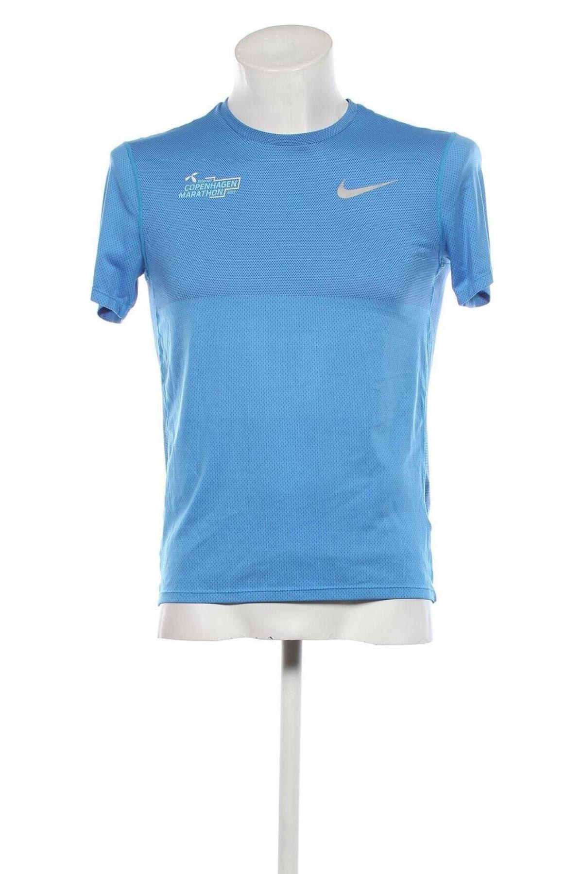 Męski T-shirt Nike Running, Rozmiar S, Kolor Niebieski, Cena 63,97 zł