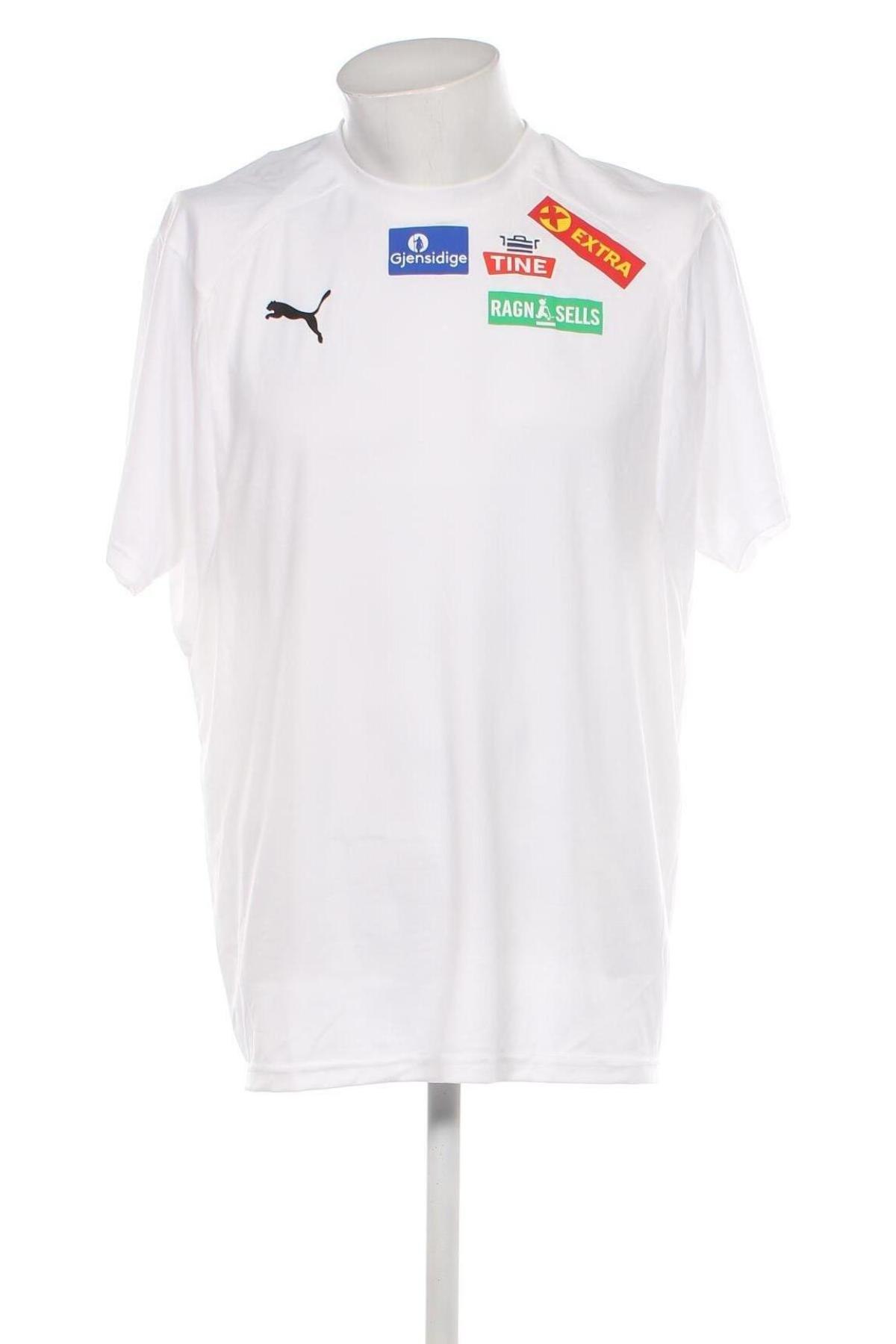 Ανδρικό t-shirt PUMA, Μέγεθος XL, Χρώμα Λευκό, Τιμή 12,37 €