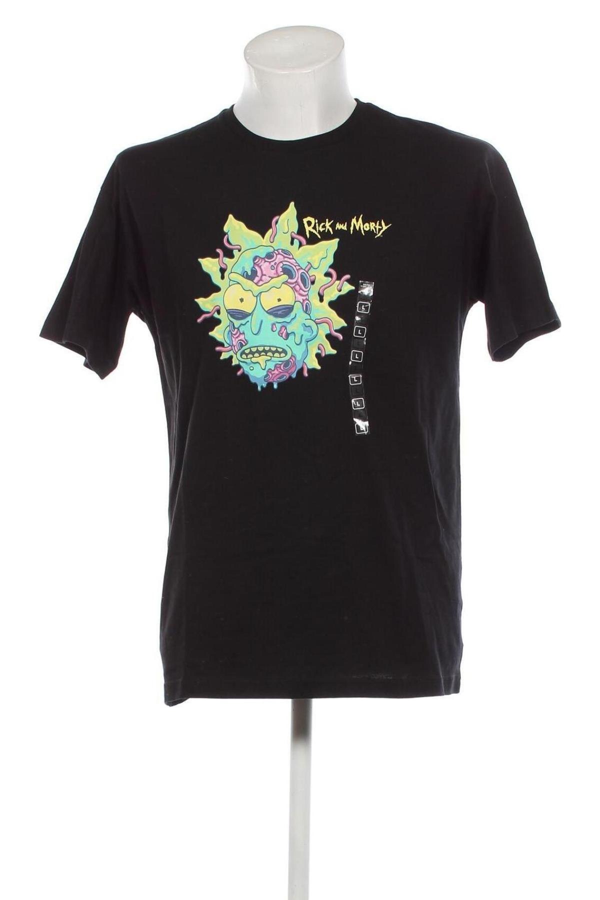 Herren T-Shirt Rick and Morty, Größe L, Farbe Schwarz, Preis 14,95 €