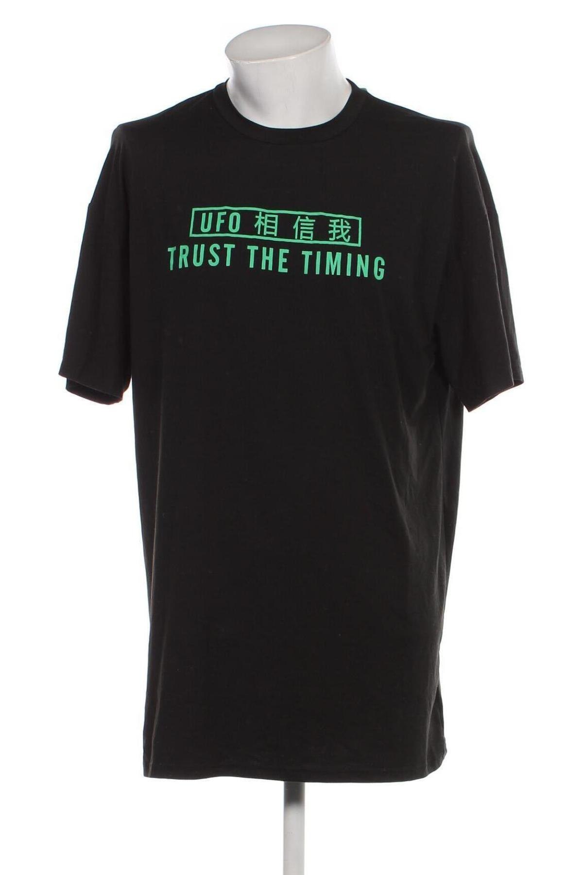Ανδρικό t-shirt SHEIN, Μέγεθος M, Χρώμα Μαύρο, Τιμή 8,04 €