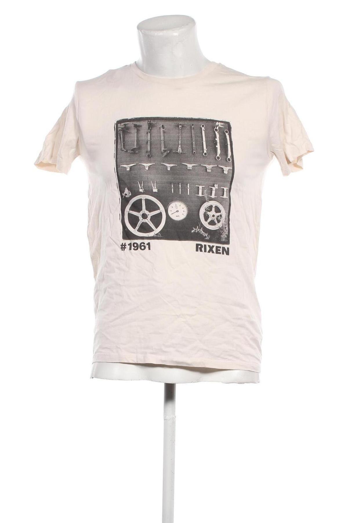 Ανδρικό t-shirt STANLEY/STELLA, Μέγεθος M, Χρώμα Εκρού, Τιμή 8,04 €