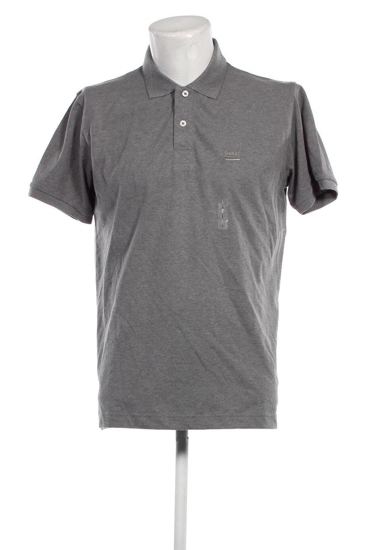 Herren T-Shirt Signal, Größe L, Farbe Grau, Preis € 36,19