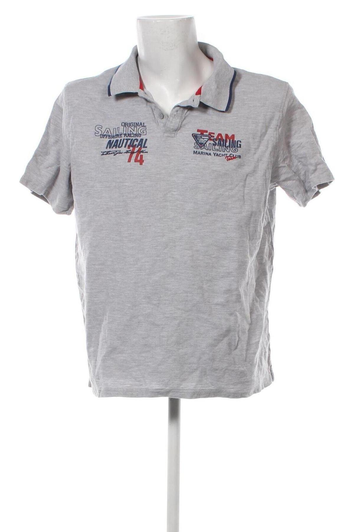 Ανδρικό t-shirt Straight Up, Μέγεθος 3XL, Χρώμα Γκρί, Τιμή 8,04 €