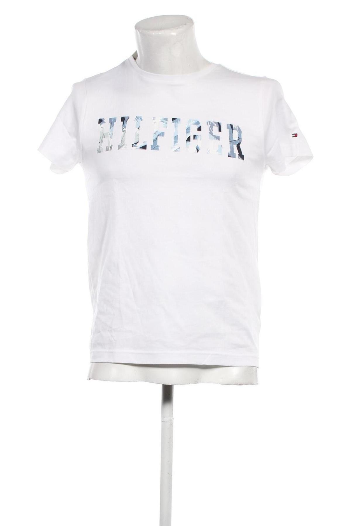 Мъжка тениска Tommy Hilfiger, Размер S, Цвят Бял, Цена 68,00 лв.