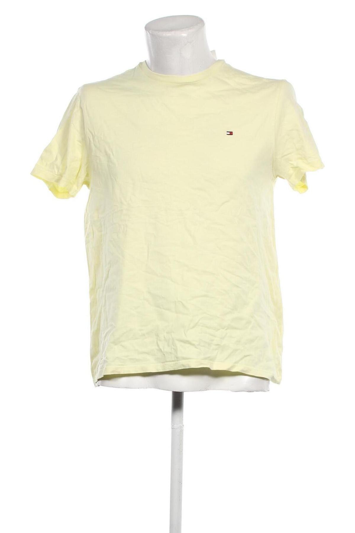 Tricou de bărbați Tommy Hilfiger, Mărime M, Culoare Galben, Preț 78,95 Lei