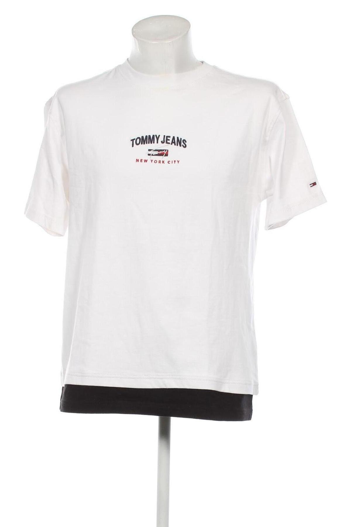 Ανδρικό t-shirt Tommy Jeans, Μέγεθος M, Χρώμα Λευκό, Τιμή 35,05 €