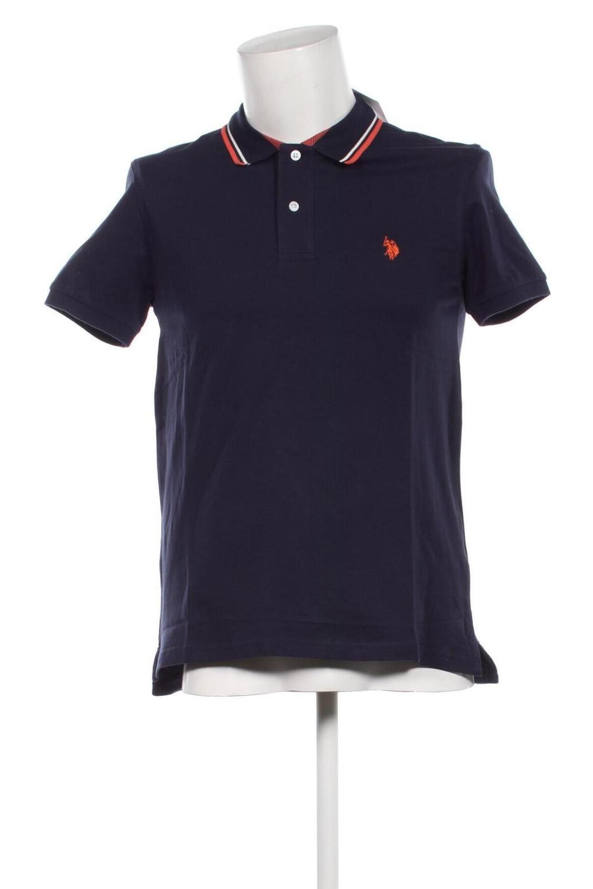 Мъжка тениска U.S. Polo Assn., Размер L, Цвят Син, Цена 42,64 лв.