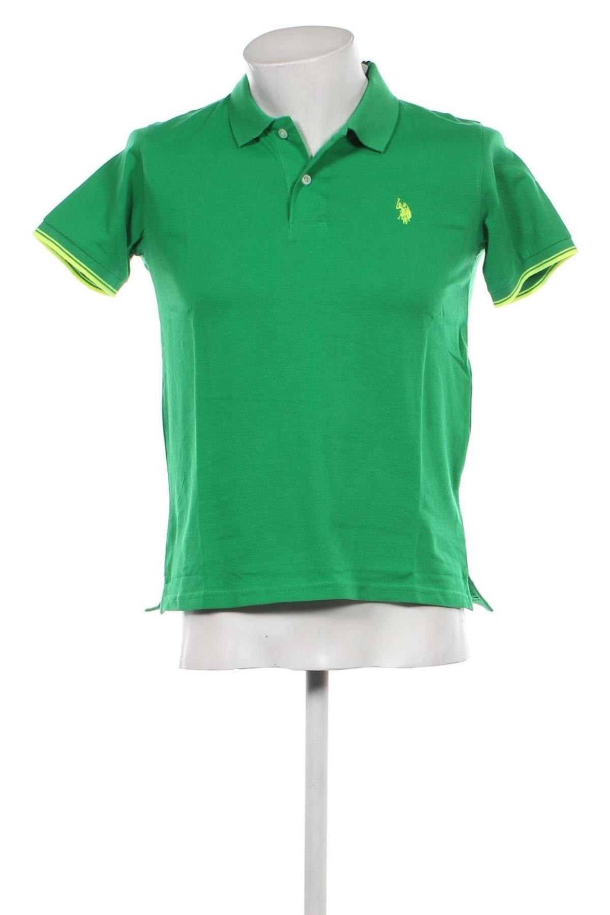 Ανδρικό t-shirt U.S. Polo Assn., Μέγεθος S, Χρώμα Πράσινο, Τιμή 26,80 €