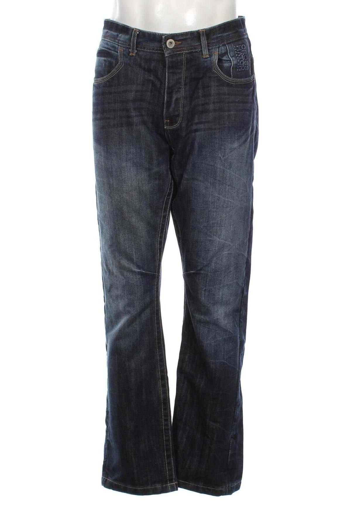 Herren Jeans Crosshatch, Größe L, Farbe Blau, Preis € 20,18