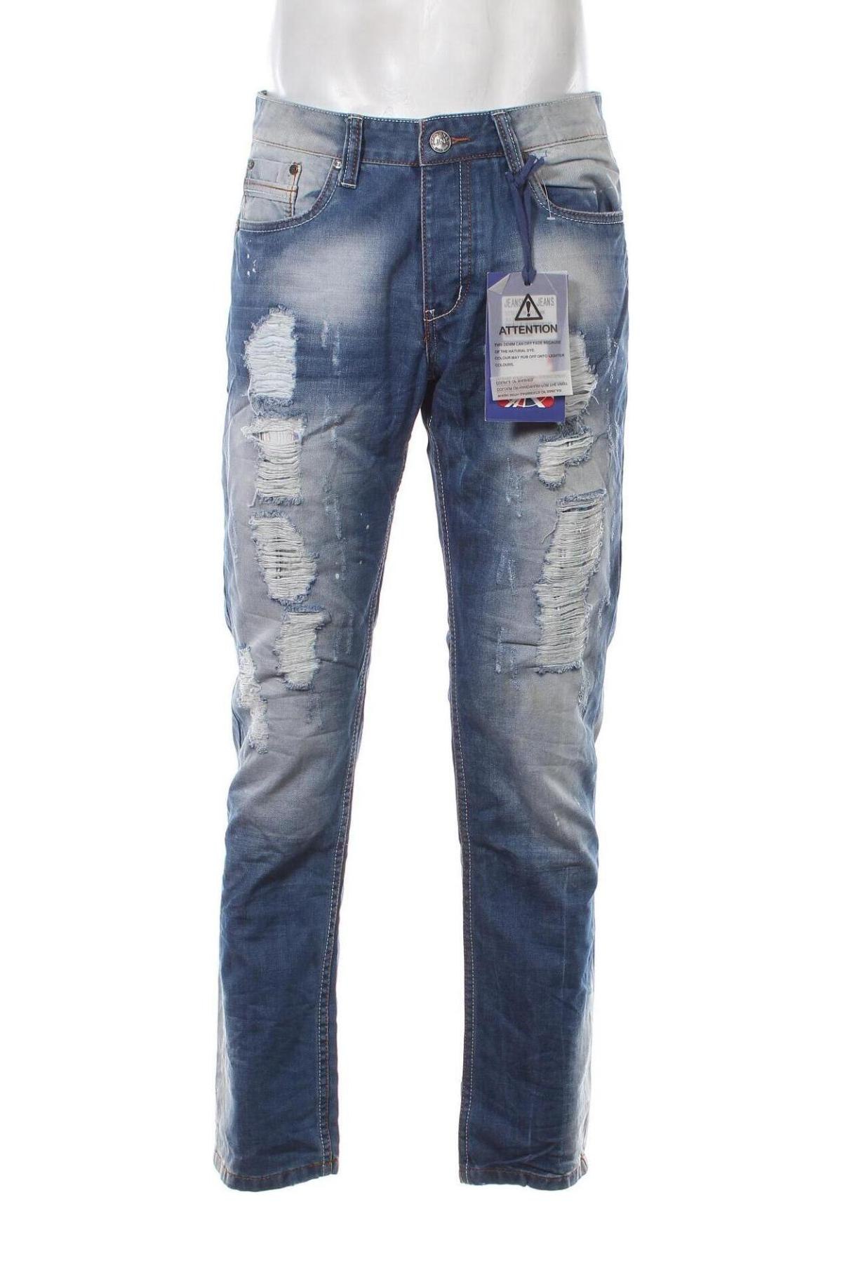 Мъжки дънки Jeanswest, Размер M, Цвят Син, Цена 29,58 лв.