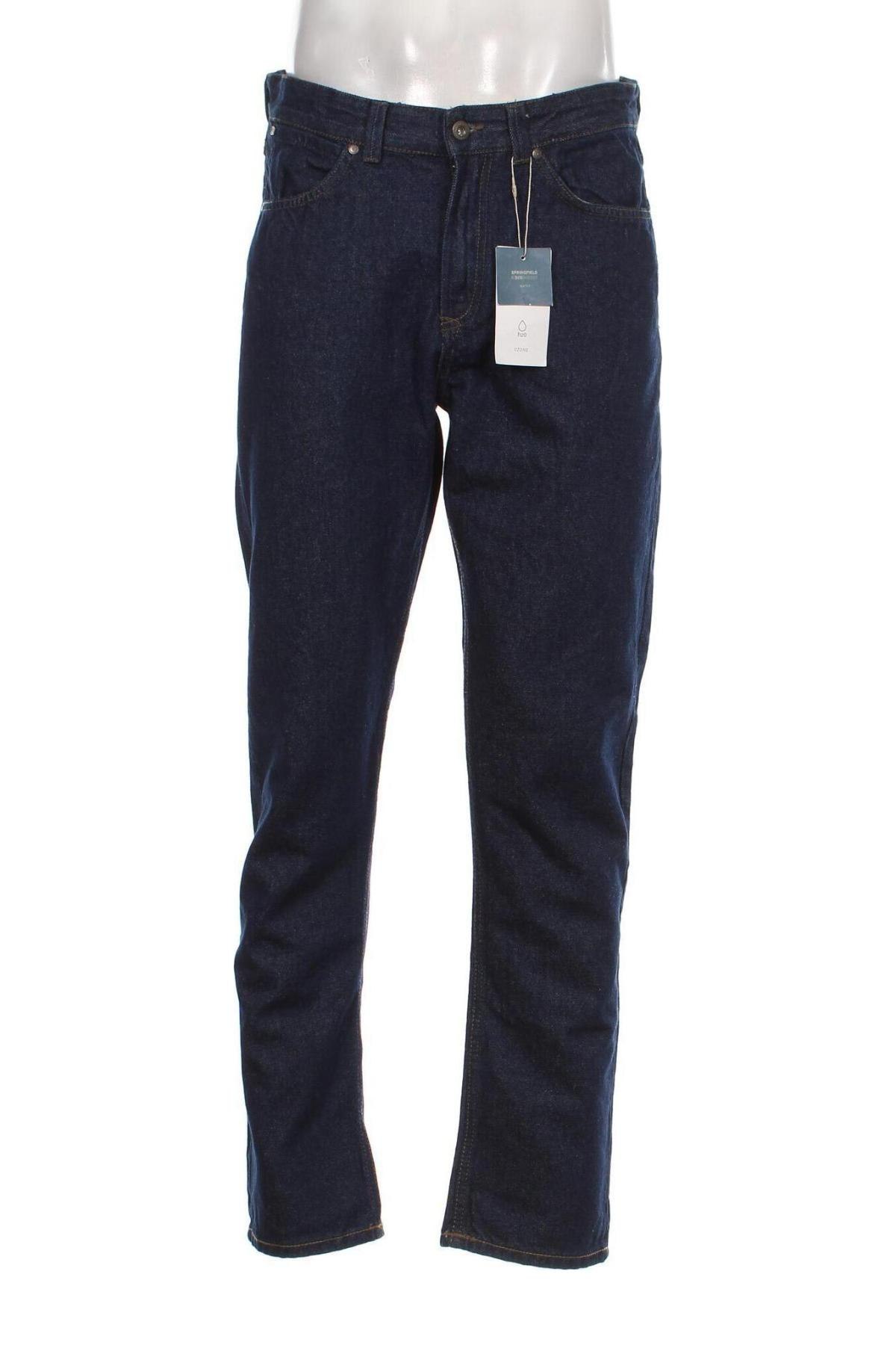 Pánske džínsy  Springfield, Veľkosť L, Farba Modrá, Cena  25,15 €