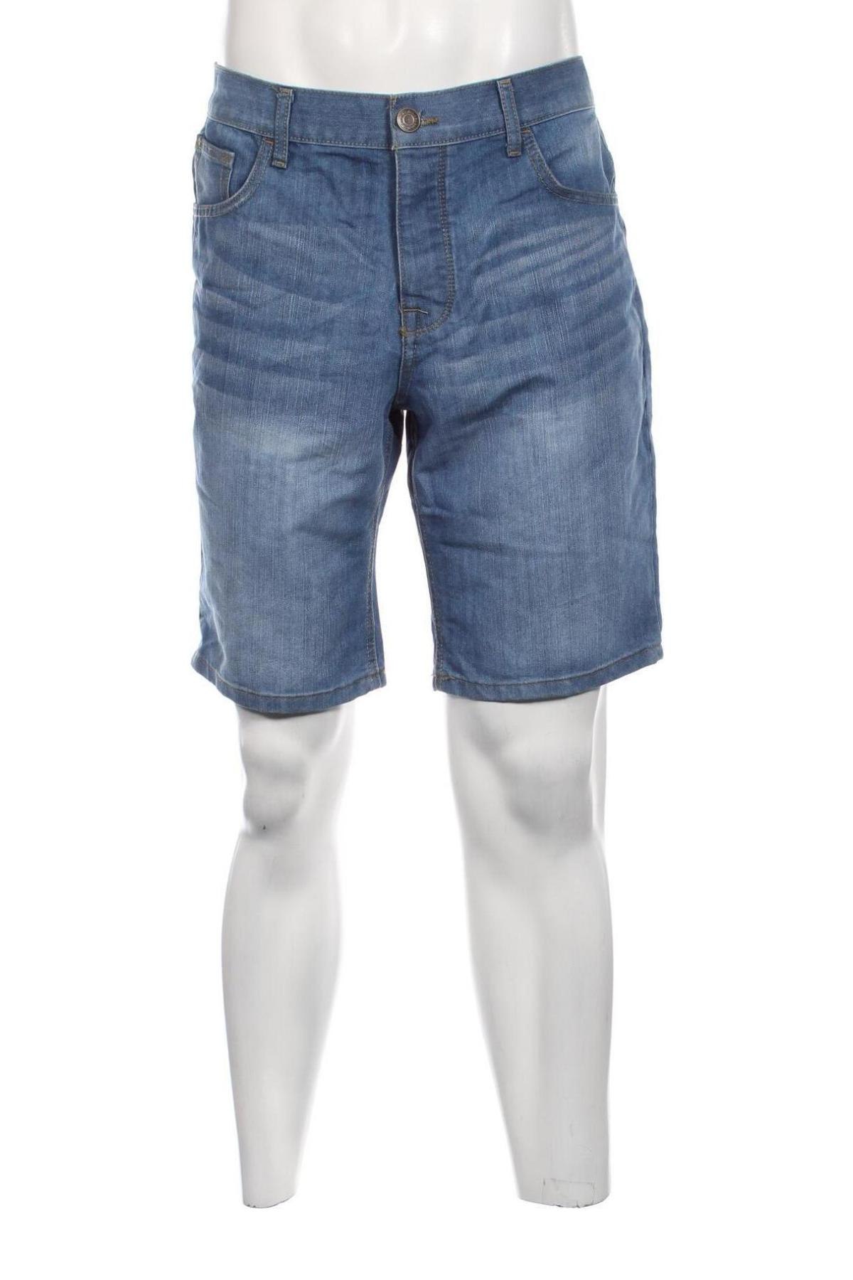 Ανδρικό κοντό παντελόνι Denim&Co., Μέγεθος L, Χρώμα Μπλέ, Τιμή 15,46 €
