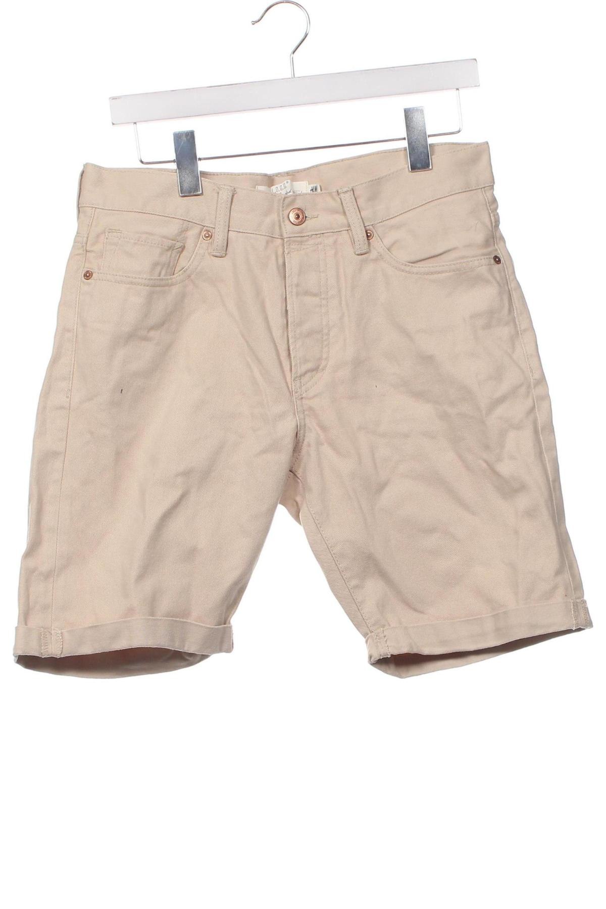 Ανδρικό κοντό παντελόνι H&M L.O.G.G., Μέγεθος M, Χρώμα  Μπέζ, Τιμή 15,46 €