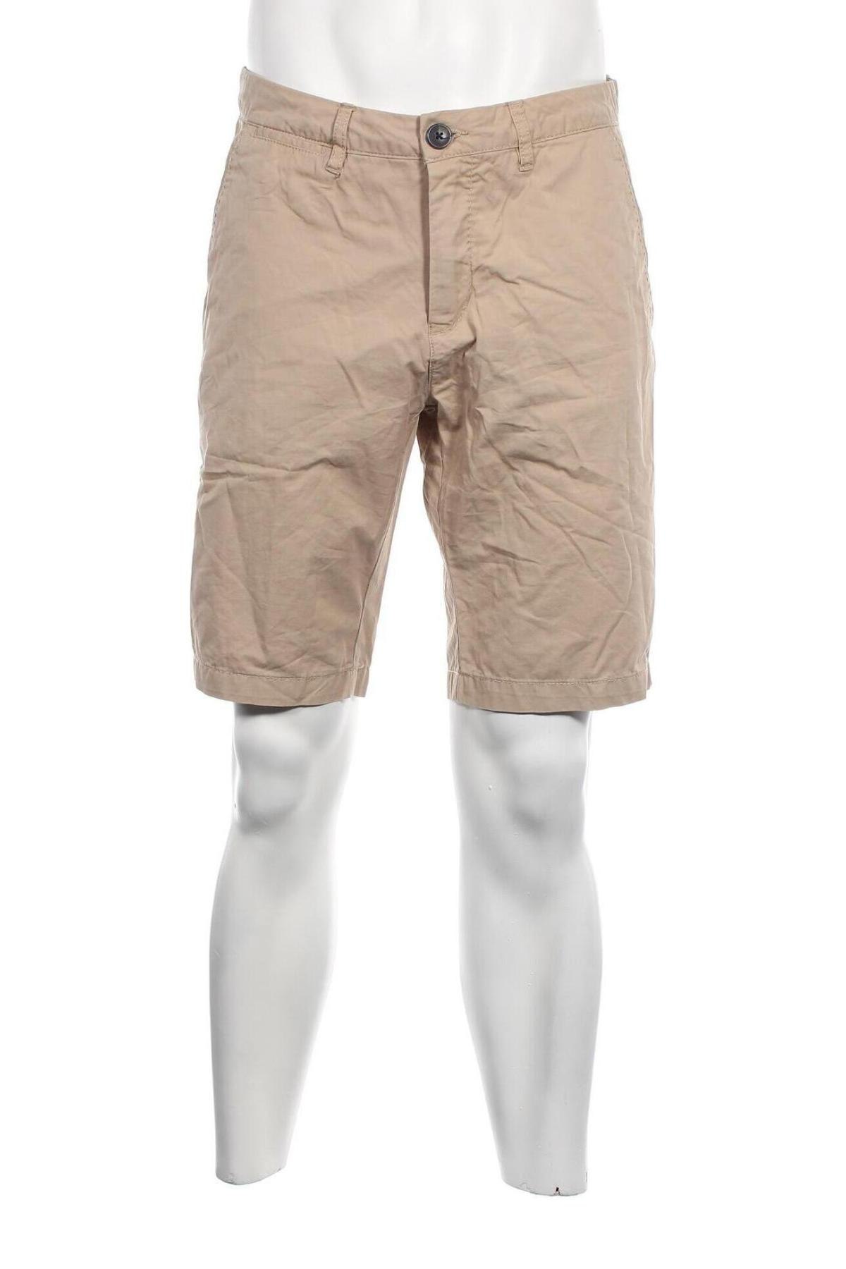 Мъжки къс панталон Kenvelo, Размер M, Цвят Бежов, Цена 16,75 лв.