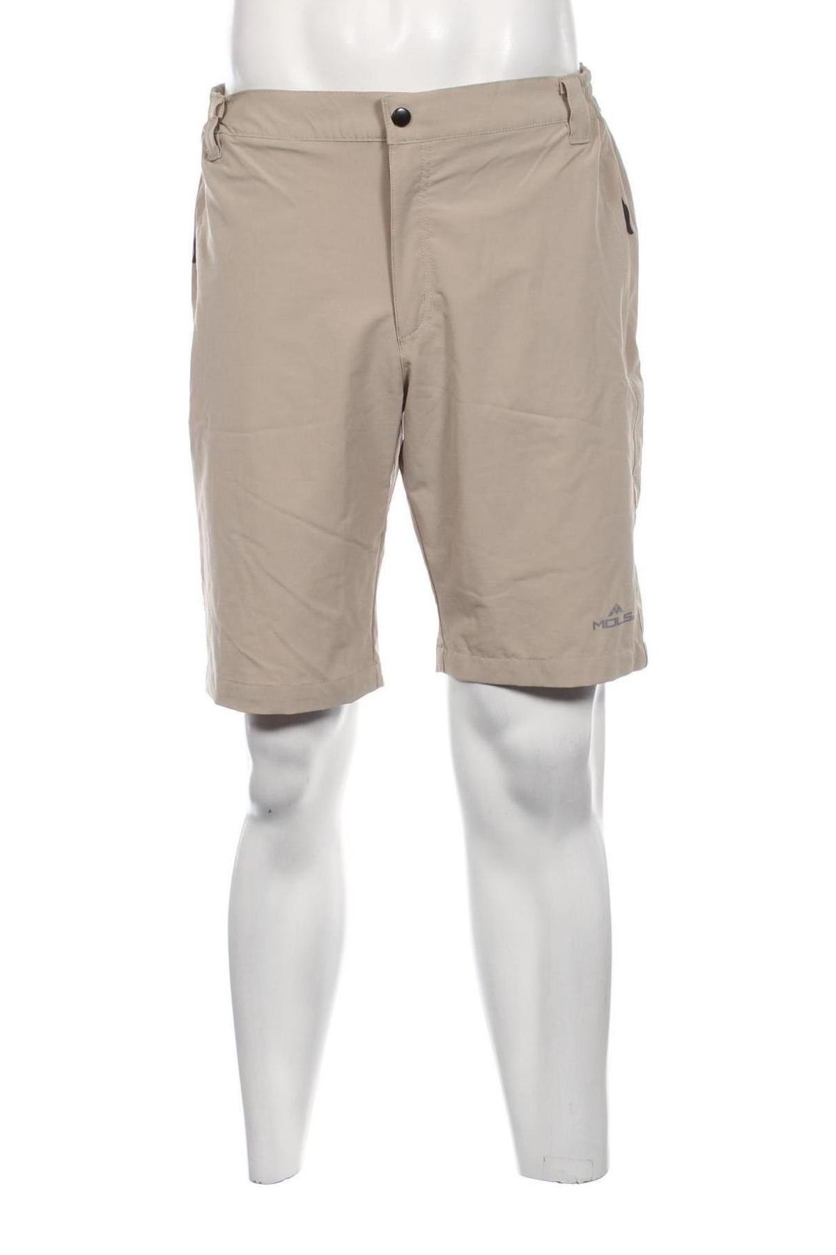 Pantaloni scurți de bărbați Mols, Mărime L, Culoare Bej, Preț 108,55 Lei