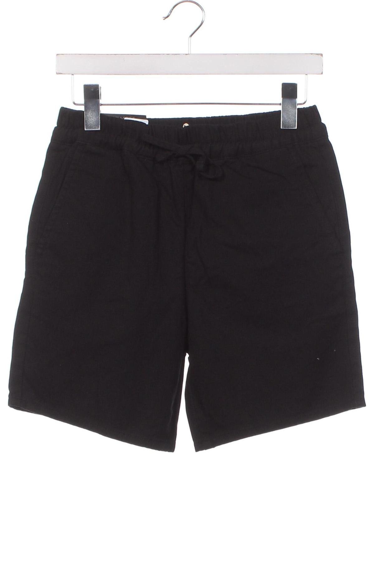 Мъжки къс панталон New Look, Размер XS, Цвят Черен, Цена 16,00 лв.