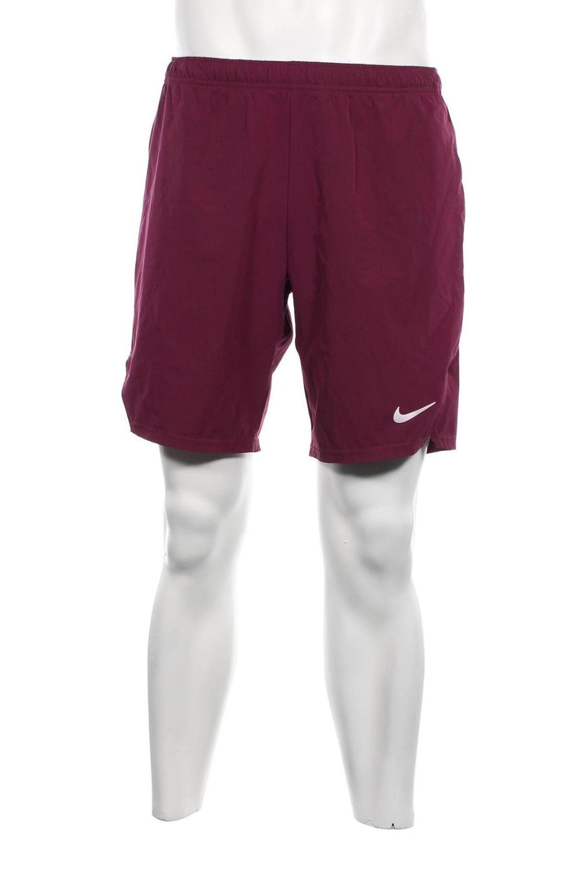 Мъжки къс панталон Nike, Размер M, Цвят Червен, Цена 24,00 лв.