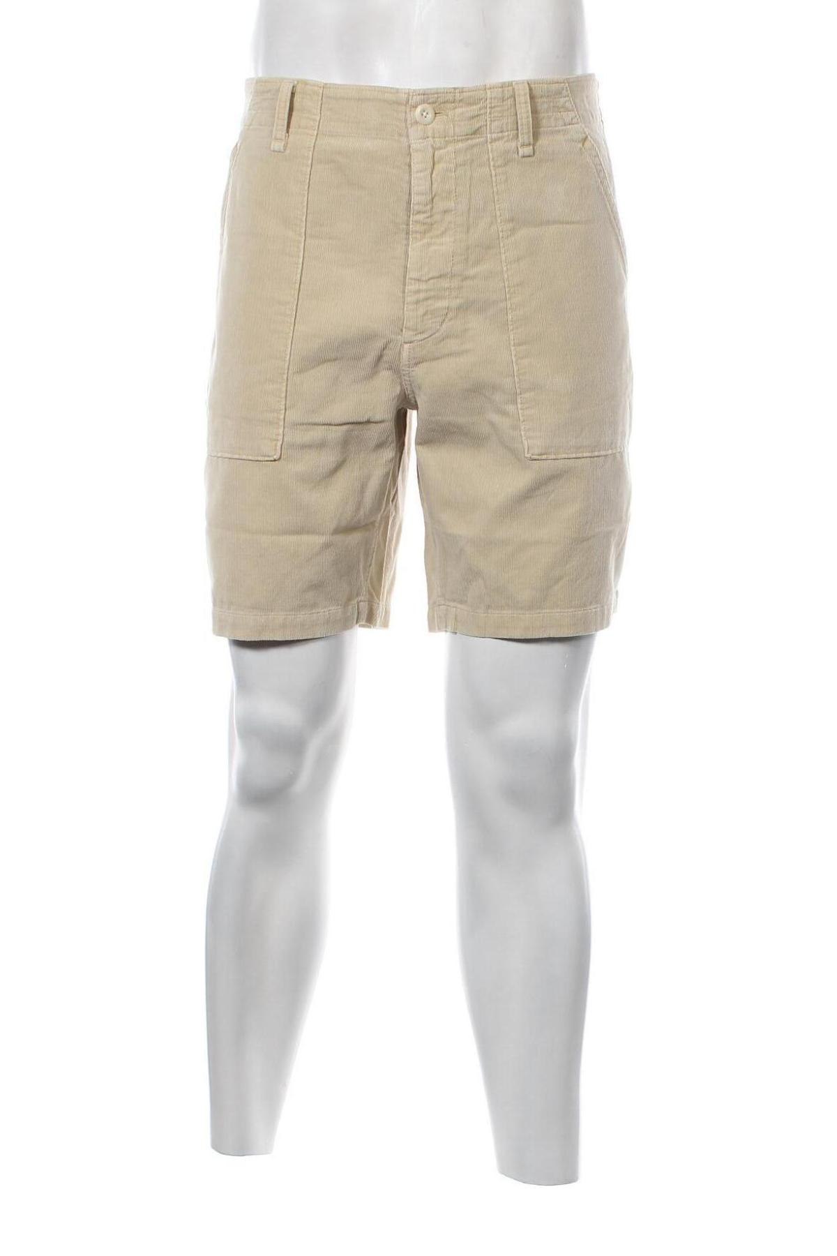 Pantaloni scurți de bărbați Outerknown, Mărime L, Culoare Bej, Preț 222,04 Lei