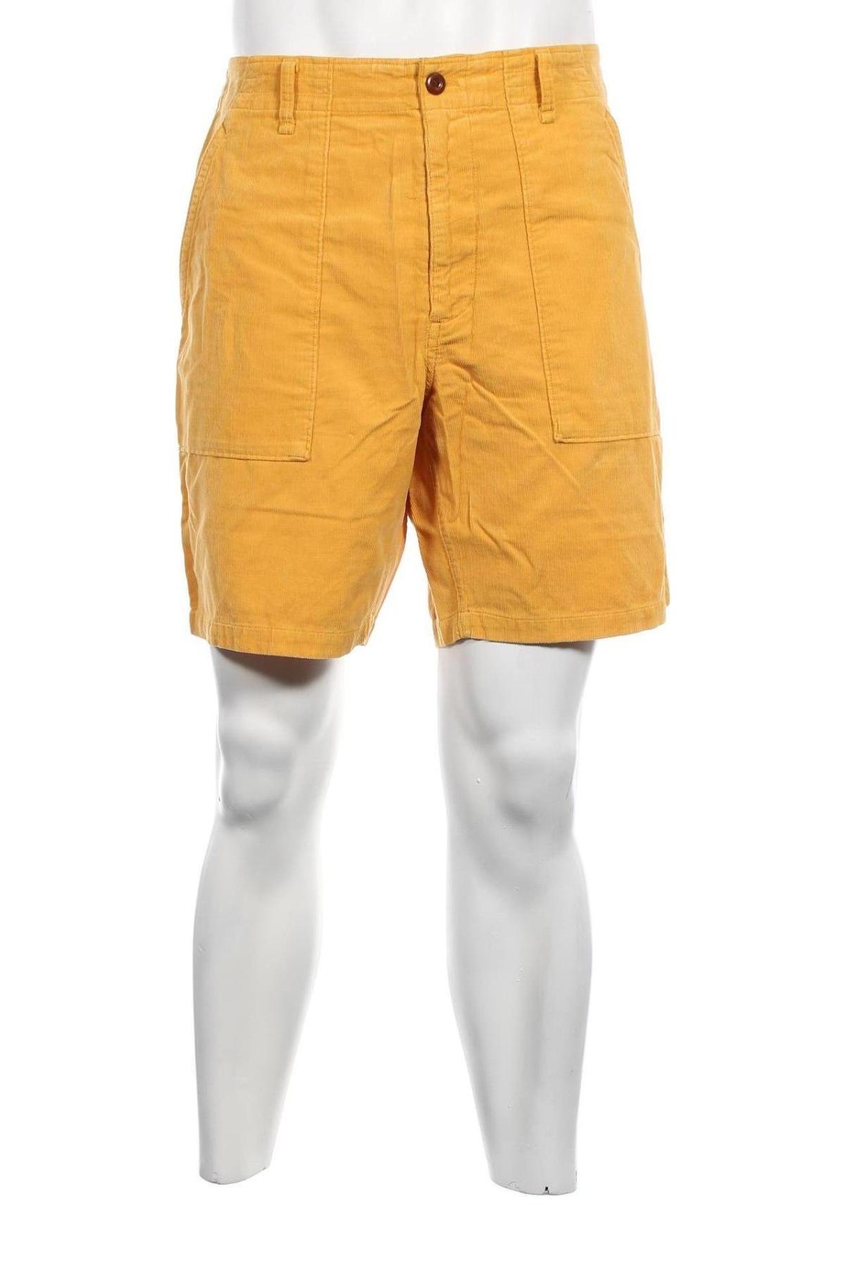 Pantaloni scurți de bărbați Outerknown, Mărime L, Culoare Galben, Preț 222,04 Lei