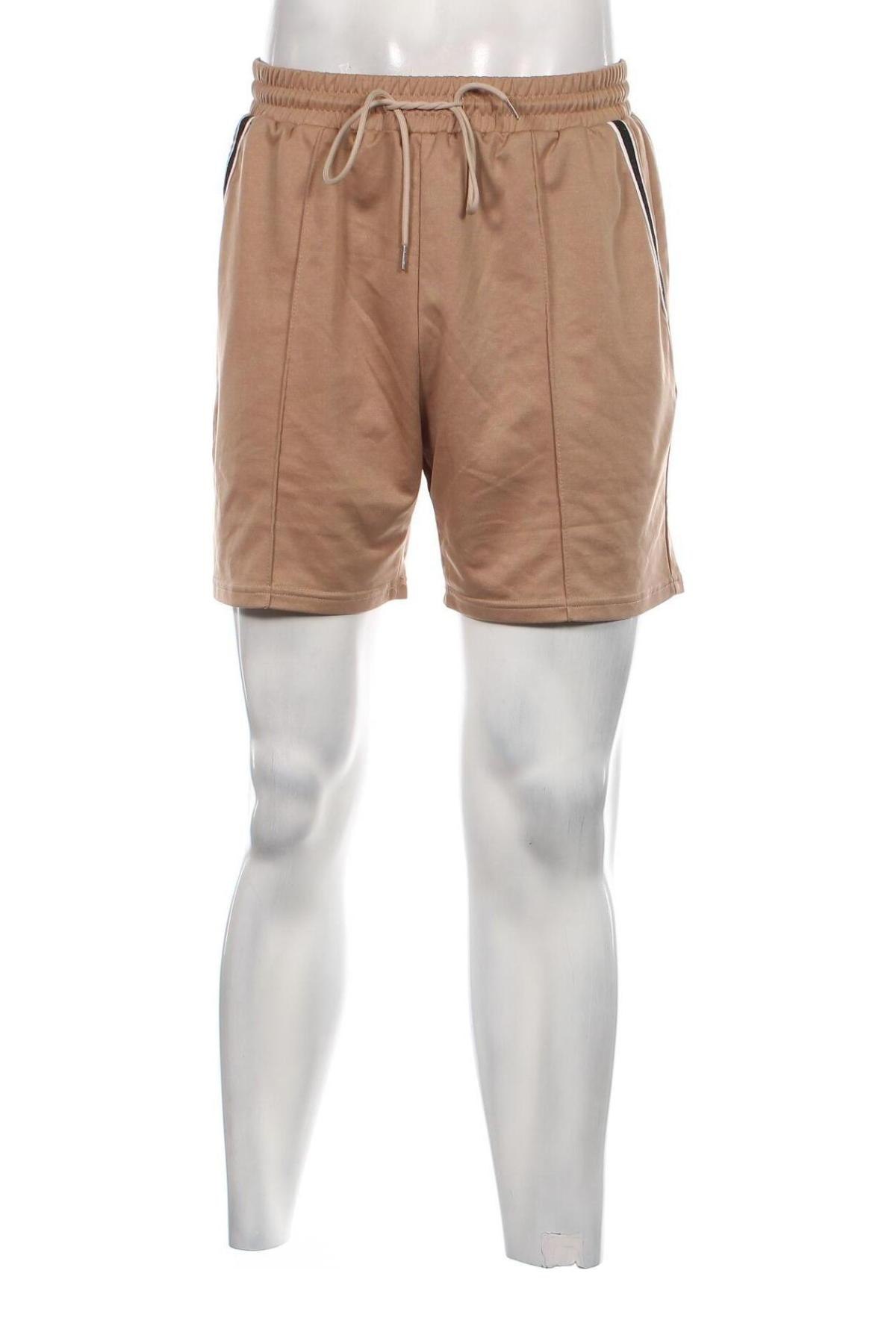 Мъжки къс панталон SHEIN, Размер L, Цвят Кафяв, Цена 19,75 лв.
