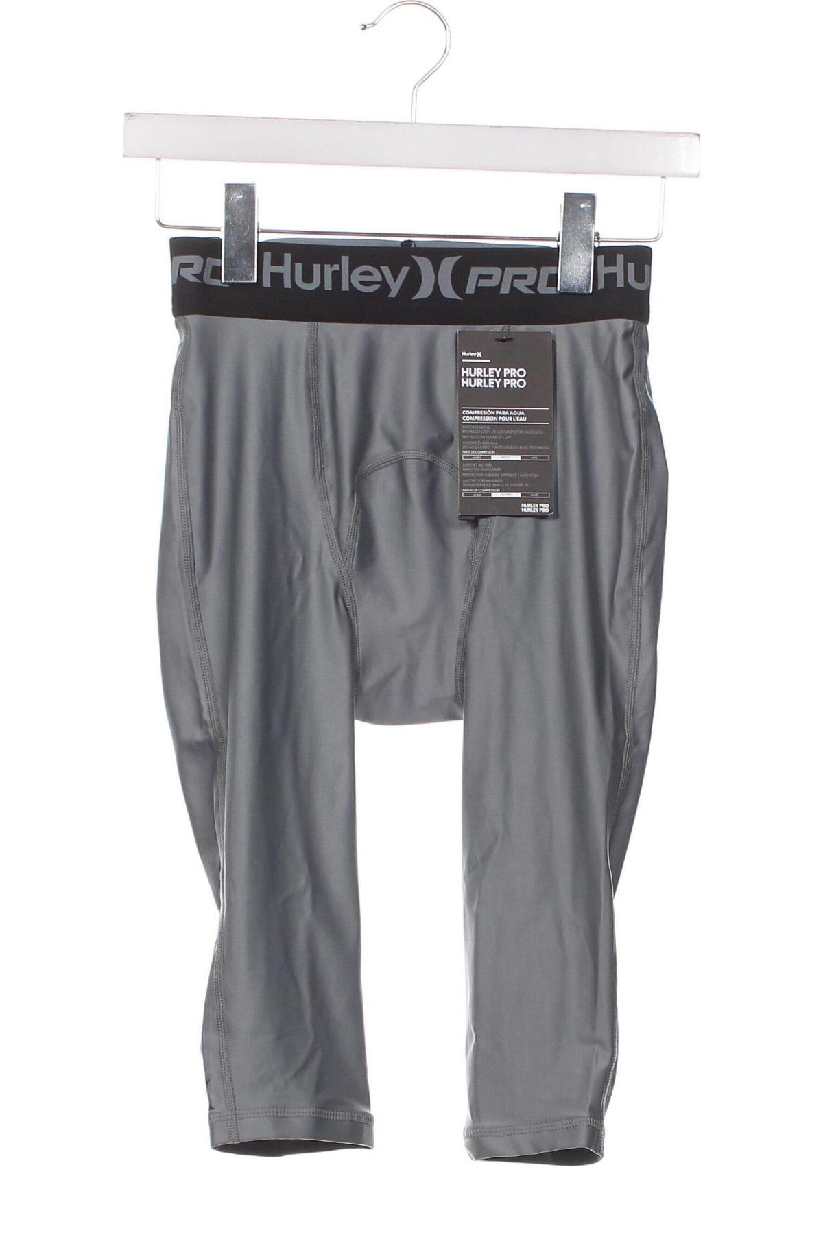 Herren Leggings Hurley, Größe S, Farbe Grau, Preis € 12,62